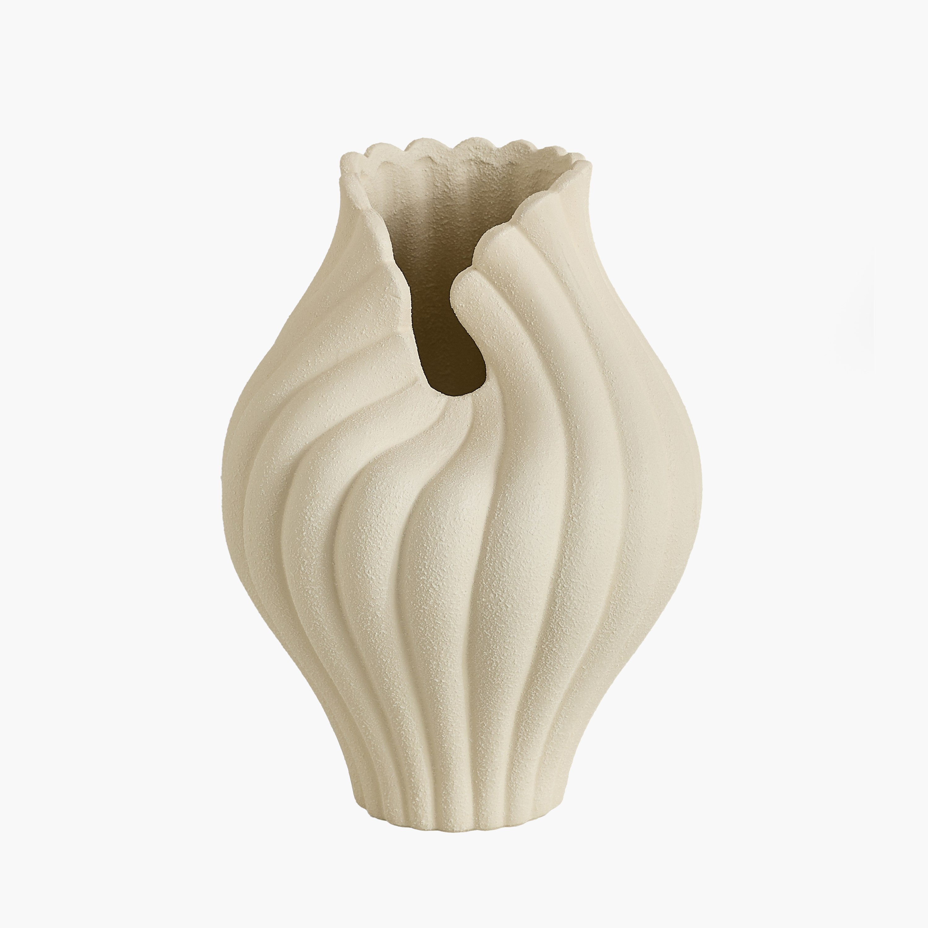 مزهرية ديكور ألورا من عنبر - 18.5x18.5x26 سم-hbxbedroom-decorandaccessories-vases-image-9
