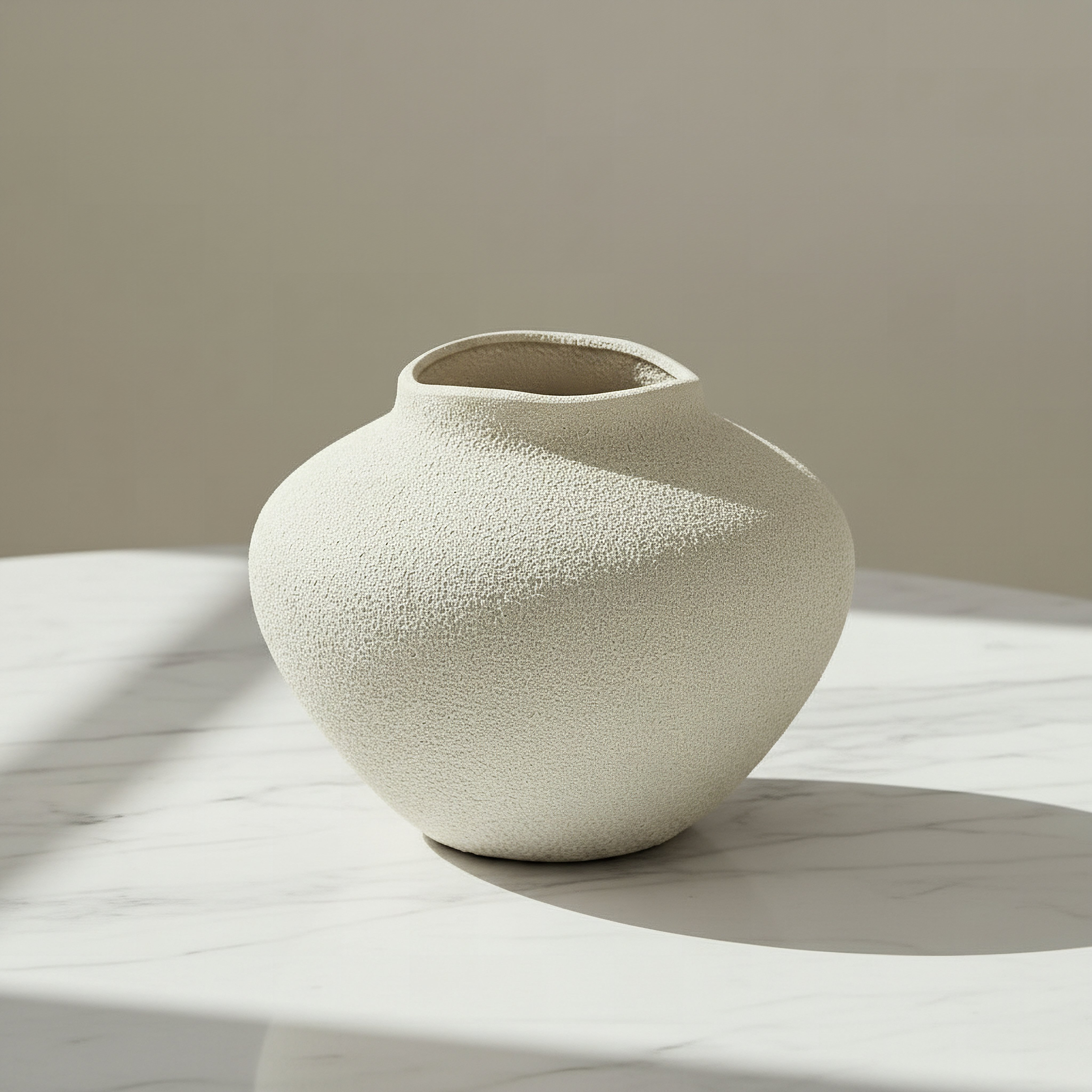 مزهرية ديكور من ألورا - 23.5x23.5x19.5 سم-hbxbedroom-decorandaccessories-vases-image-1