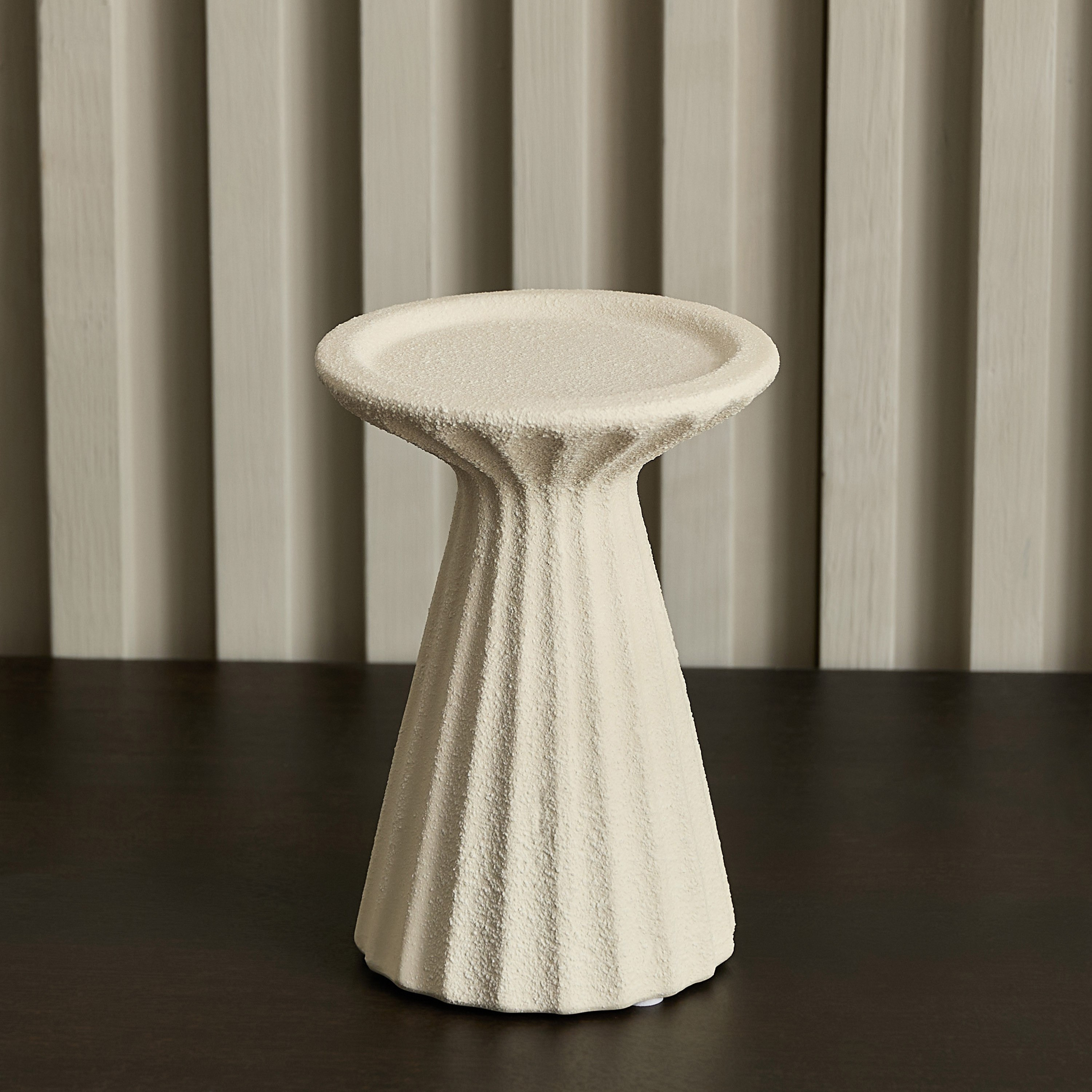 Umber Alora Decorative Pillar Candleholder - 10x10x14.5 cm-hbxlivingroom-decorandaccessories-candleholders-image-7