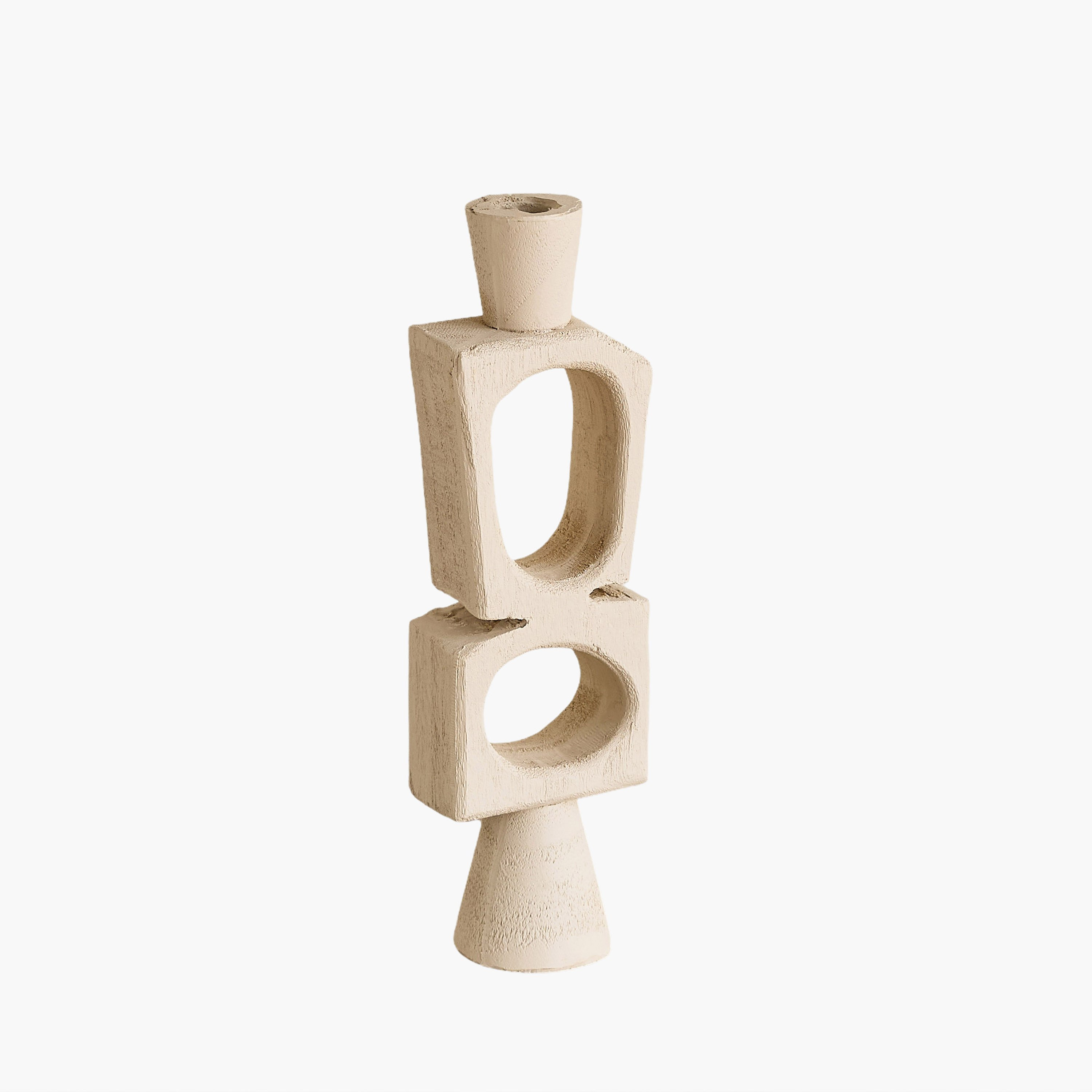 حامل شموع رفيعة راتنج ديكور من فريسكو فيلا - 9.8x6.7x33 سم-hbxlivingroom-decorandaccessories-candleholders-image-11