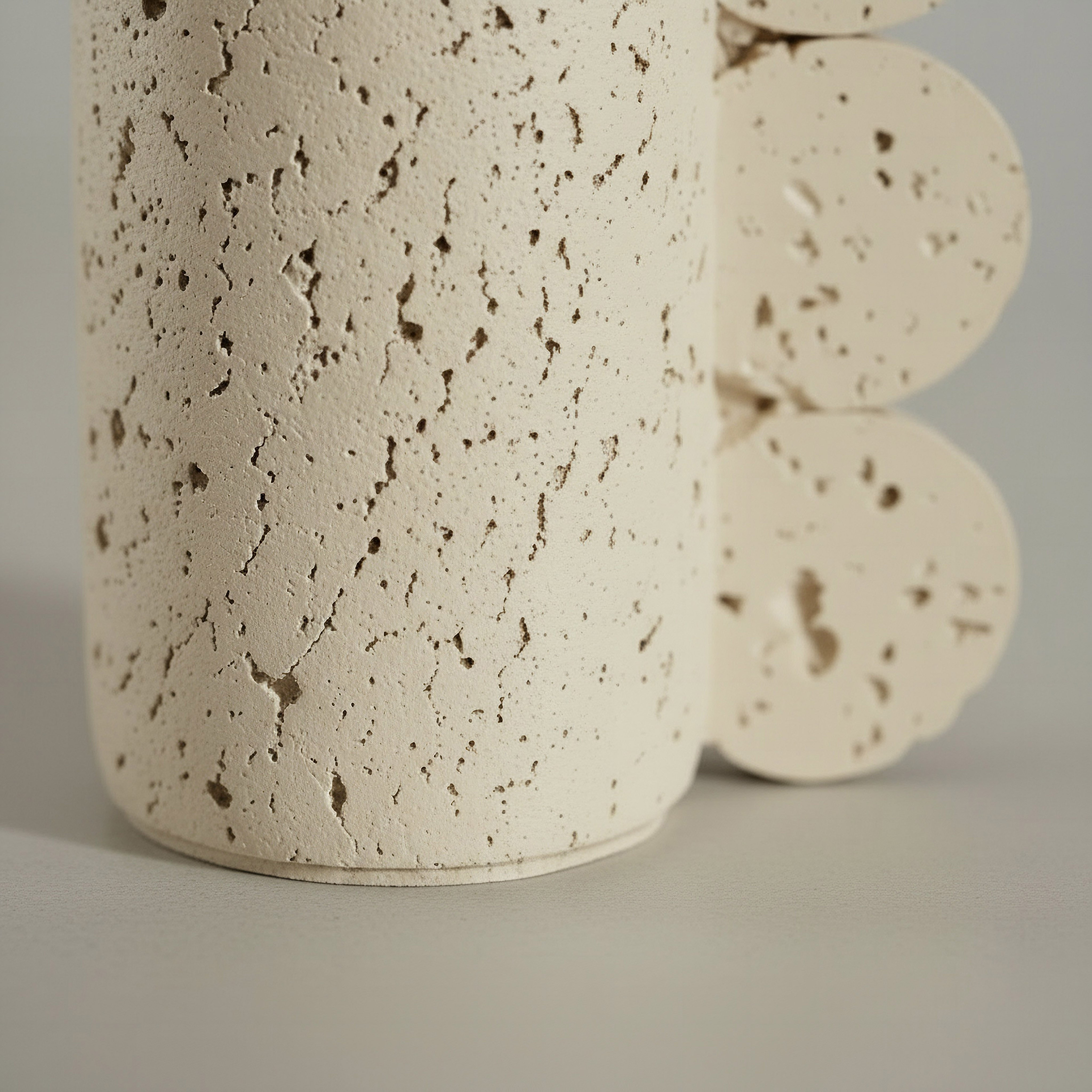 Fresco Vila Decorative Resin Pillar Candleholder - 12x8x30 cm-hbxlivingroom-decorandaccessories-candleholders-image-3