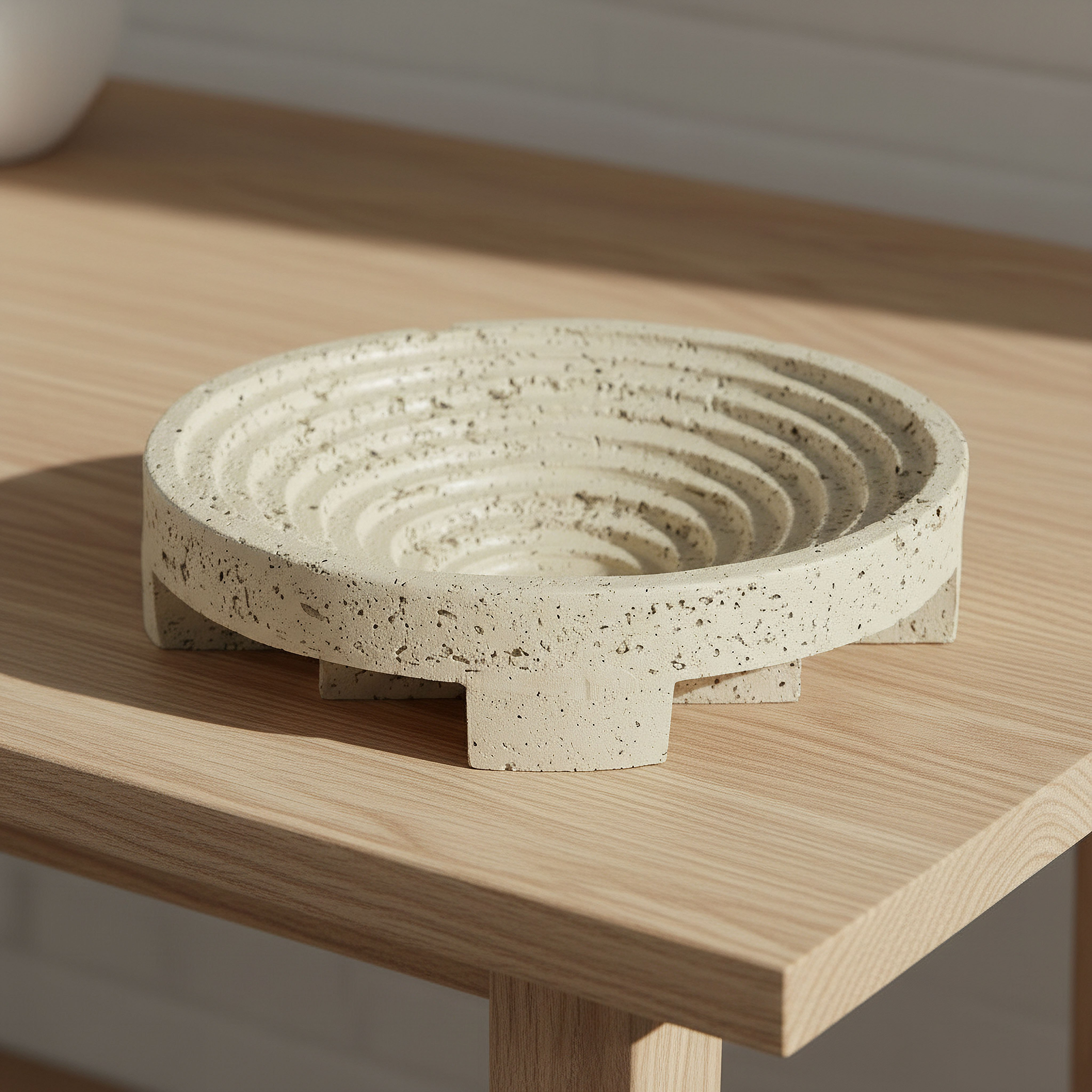 Fresco Vila Decorative Resin Tray - 22.2x22.2x5.1 cm-hbxhomeware-hbxdecorandfurnishings-image-1