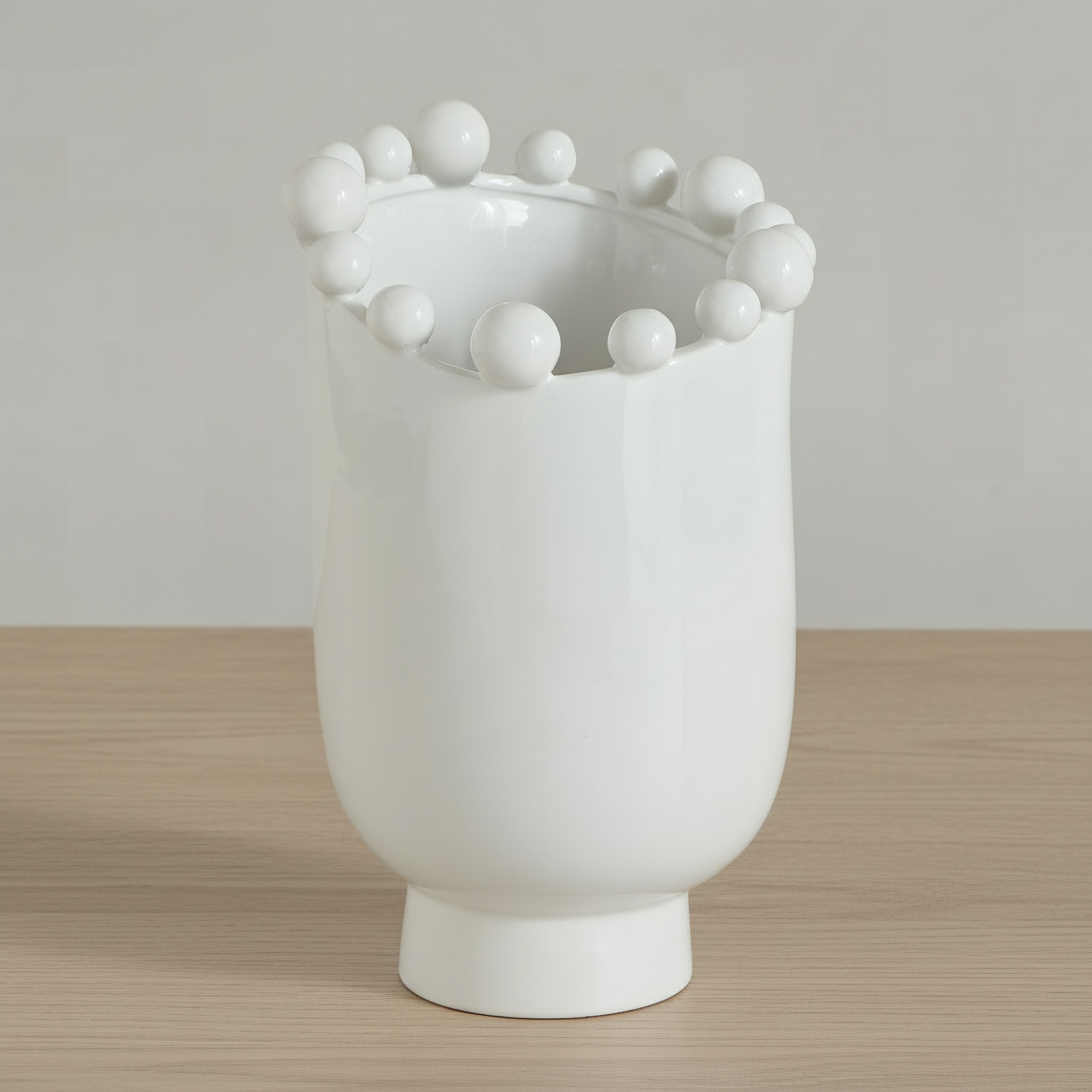 Fresco Vila Decorative Ceramic Vase - 18.5x15.5x26.5 cm-hbxbedroom-decorandaccessories-vases-image-1