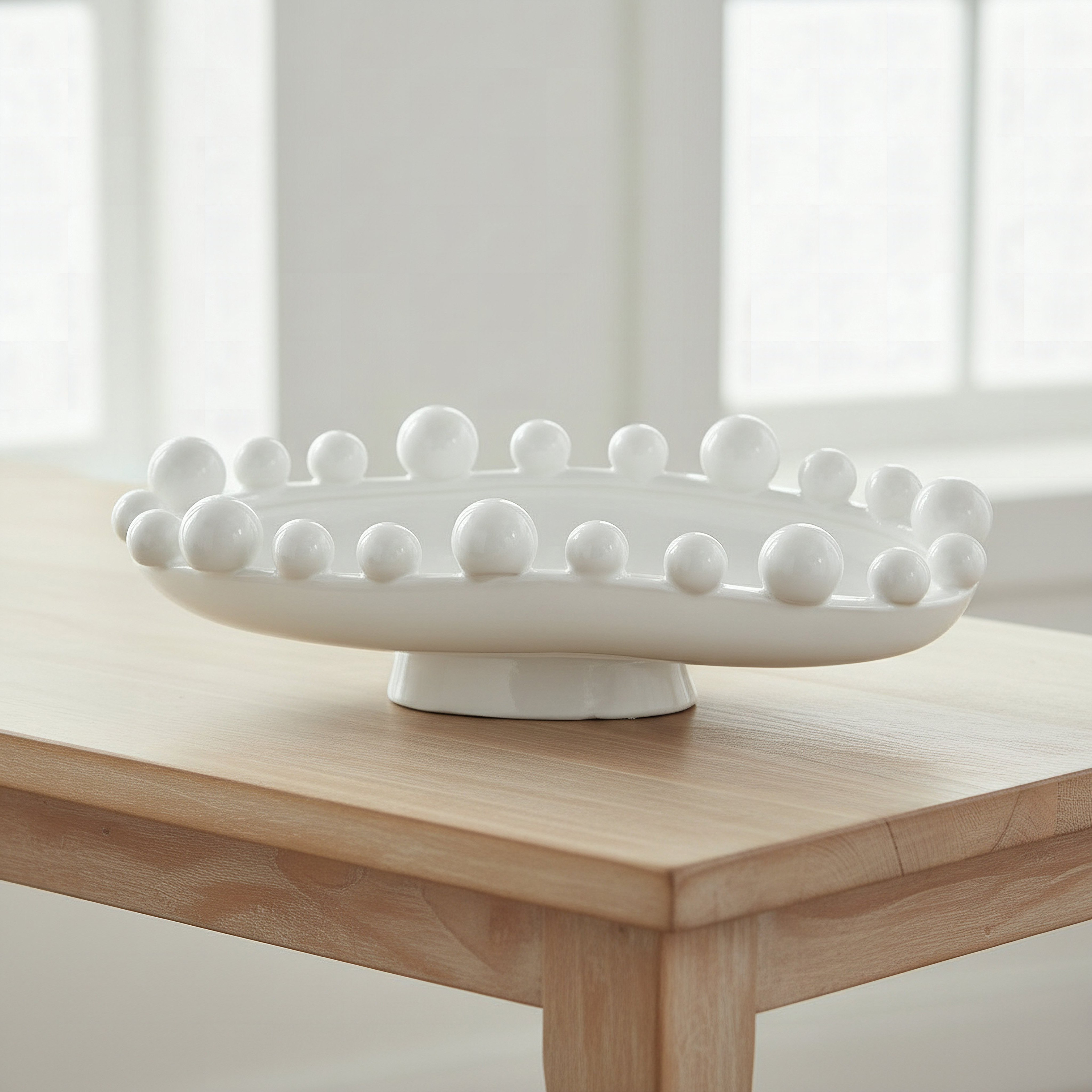 Fresco Vila Decorative Ceramic Tray - 28.5x16.2x8.8 cm-hbxhomeware-hbxdecorandfurnishings-image-1