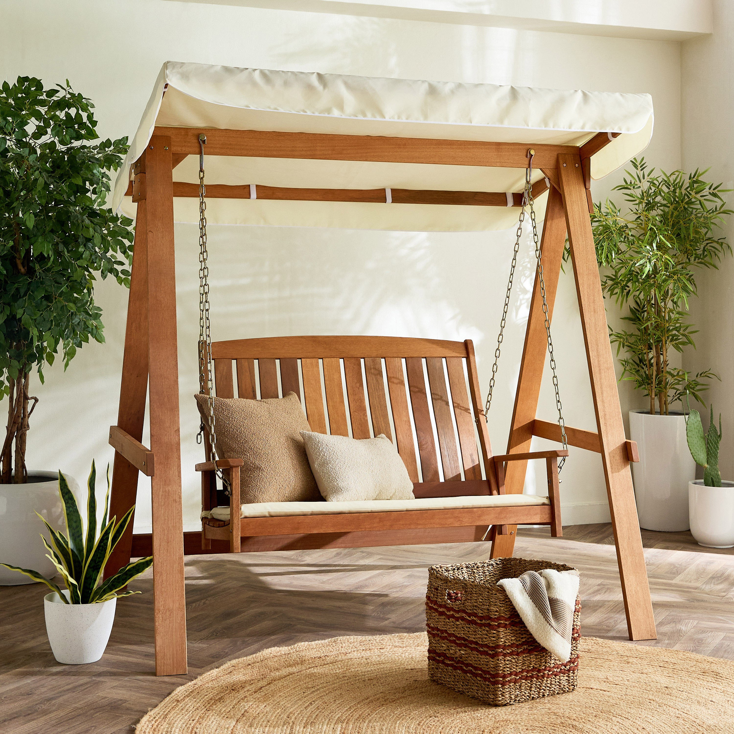 Movo Vera Bahama 3-Seater Solid Wood Swing with Cushion-hbxfurniture-outdoor-swingsandchairs-image-9