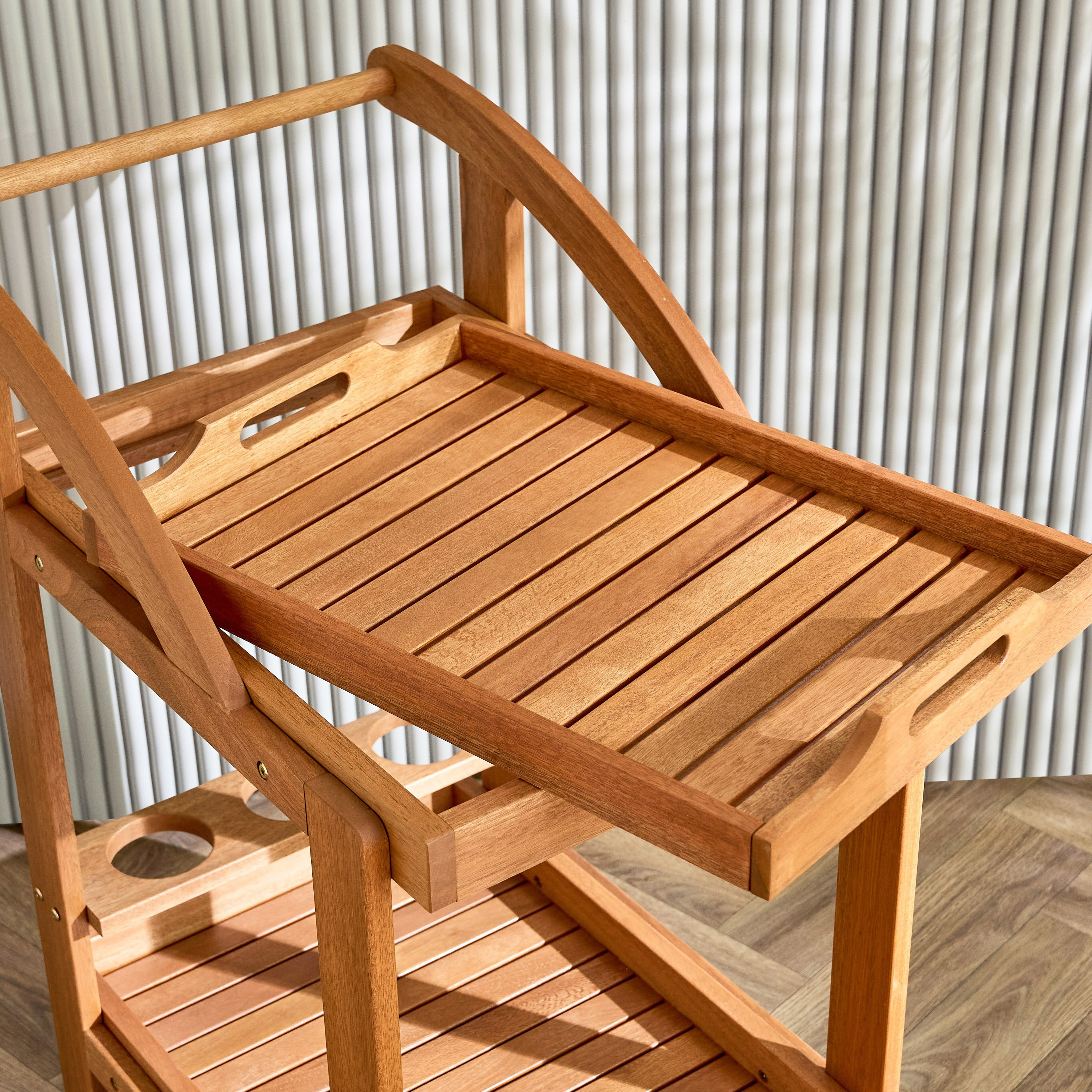Movo Vera Bahama Solid Wood Outdoor Serving Trolley-hbxlivingroom-tablesandstands-servingtrolleys-image-5