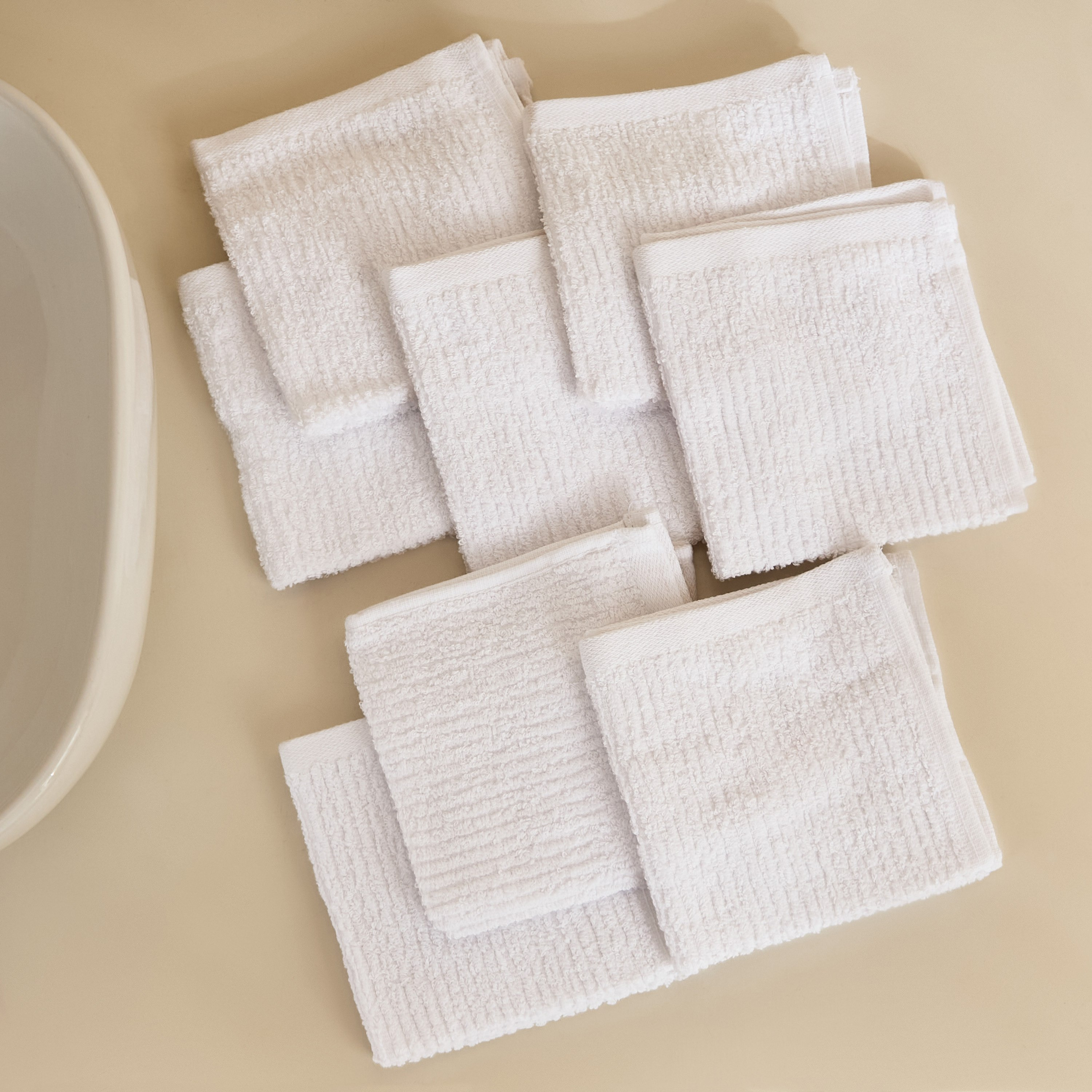 طقم مناشف وجه قطن بارزة الملمس 8 قطع من أتلانتا - 30x30 سم-hbxbathroom-bathroomtextiles-image-3