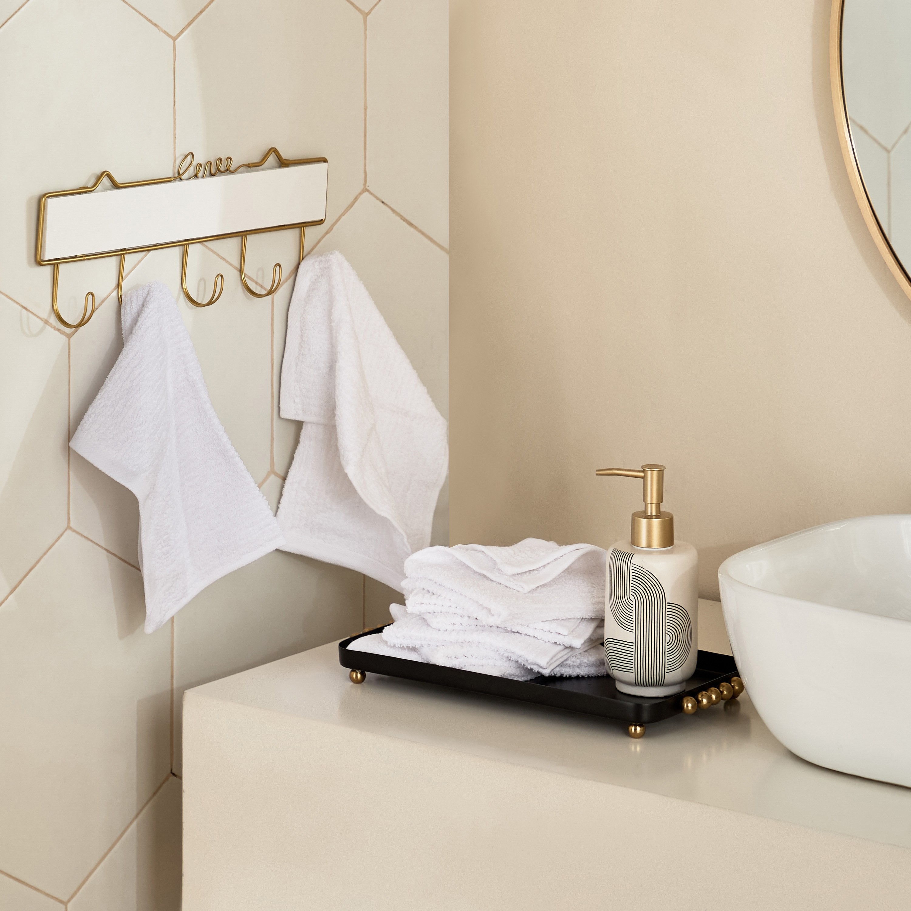 طقم مناشف وجه قطن بارزة الملمس 8 قطع من أتلانتا - 30x30 سم-hbxbathroom-bathroomtextiles-image-4