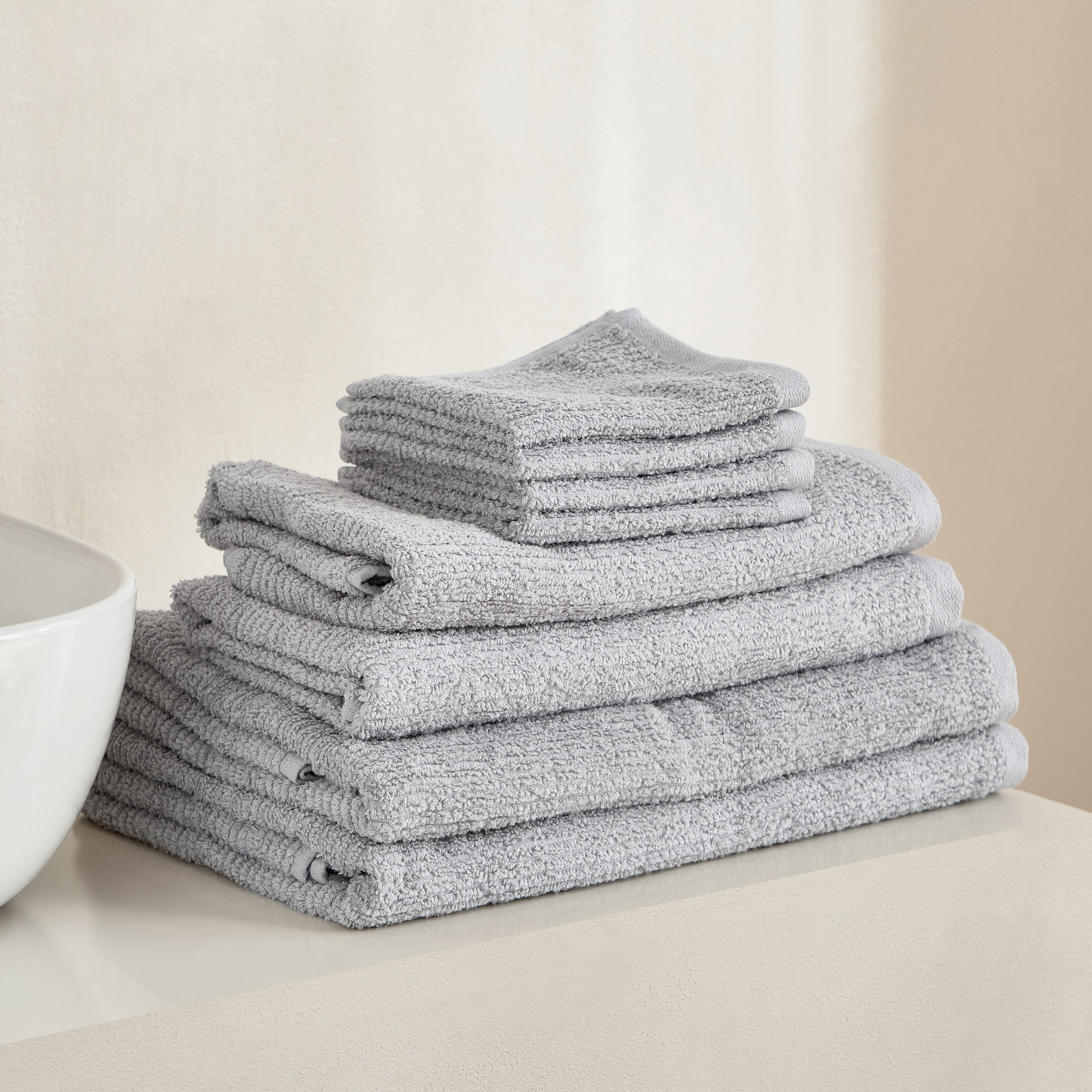Atlanta Textured Cotton Towel - Set of 8-hbxbathroom-bathroomtextiles-image-1