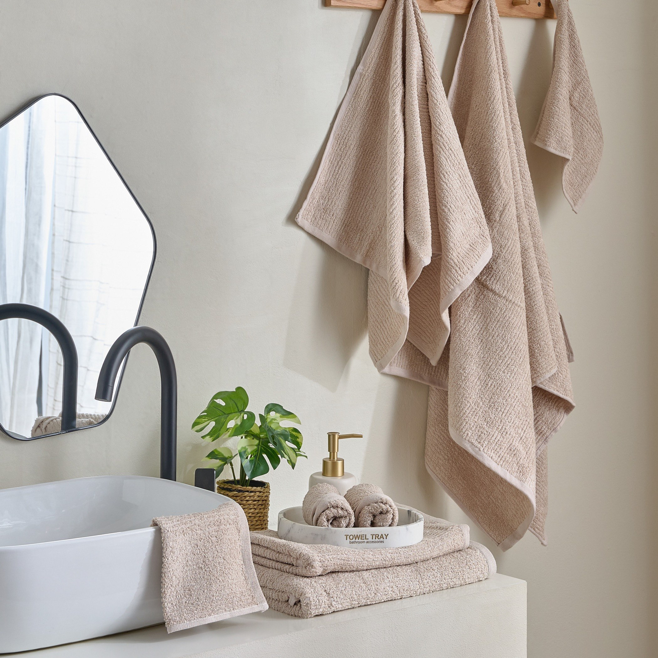 Atlanta 8-Piece Textured Cotton Towel Set-hbxbathroom-bathroomtextiles-image-4