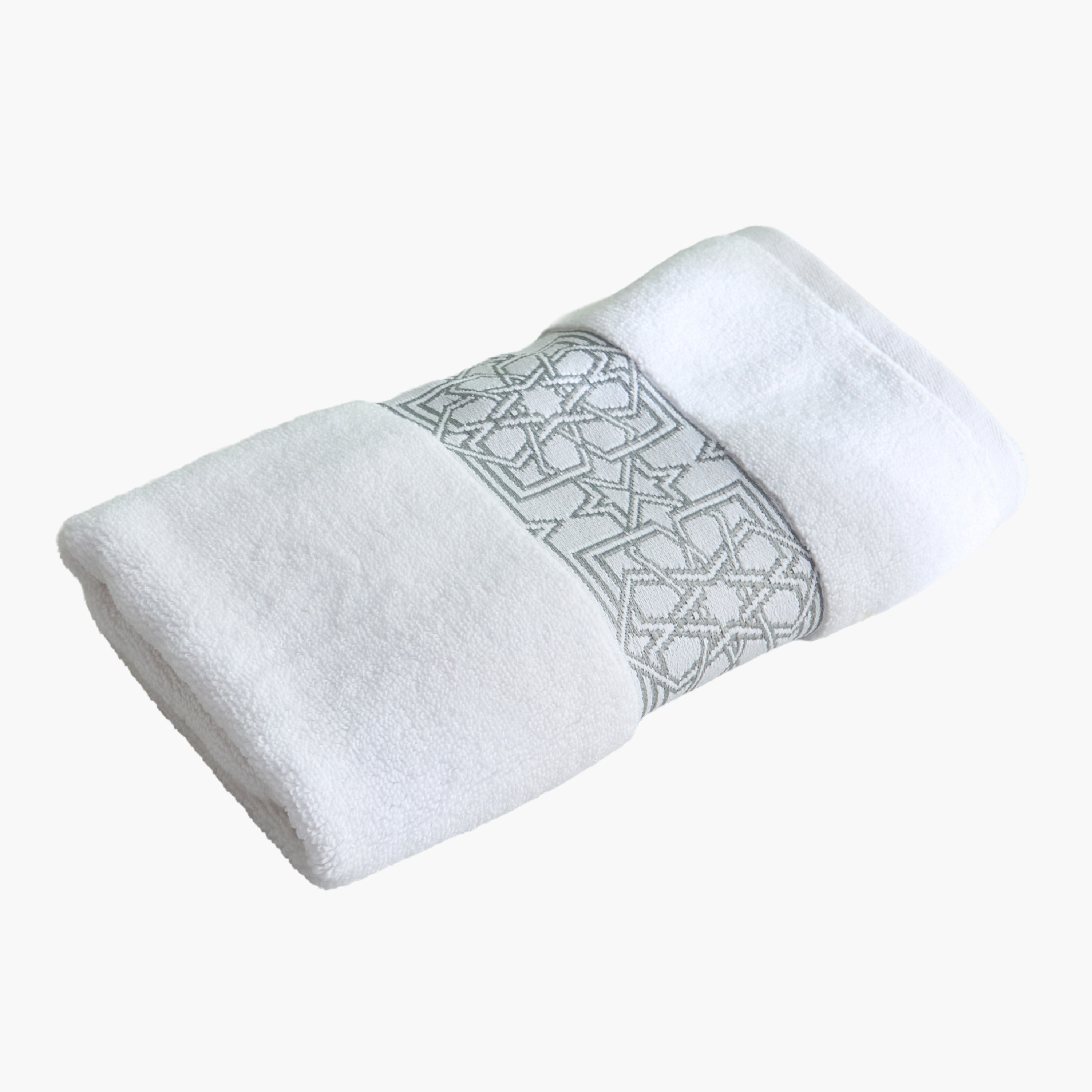منشفة يد قطن لوريكس منقوشة من وايت هيفن ليالي نور - 40x70 سم-hbxbathroom-bathroomtextiles-image-5