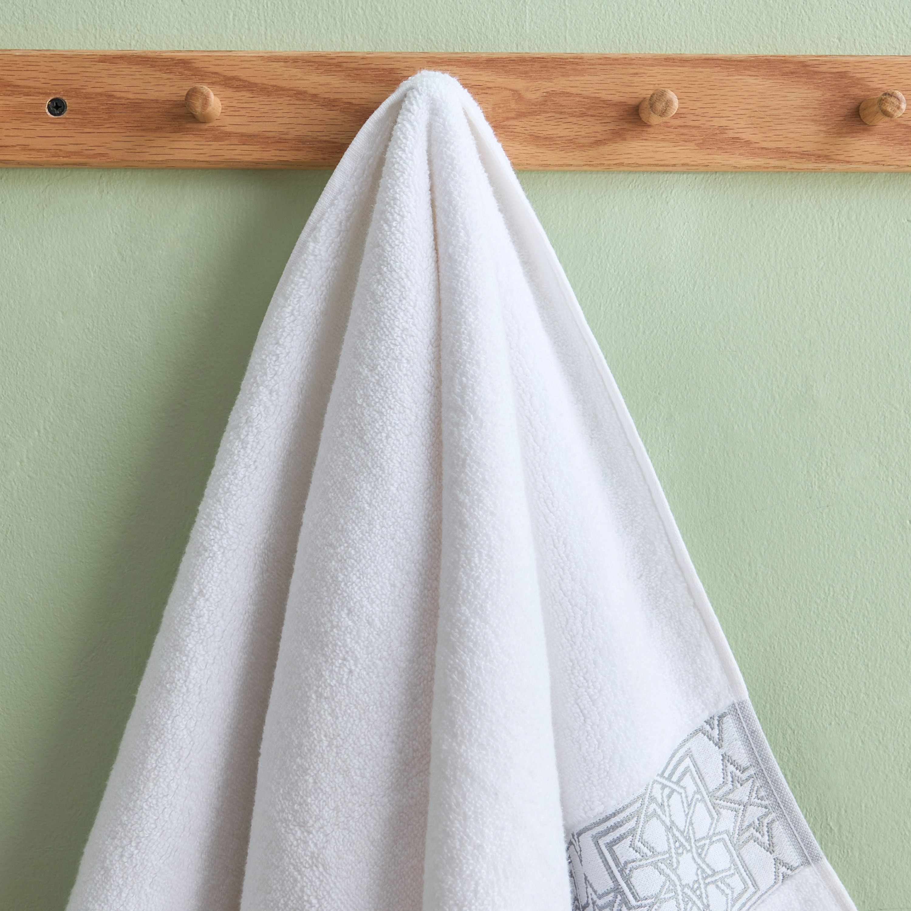 منشفة يد قطن لوريكس منقوشة من وايت هيفن ليالي نور - 50x90 سم-hbxbathroom-bathroomtextiles-image-3