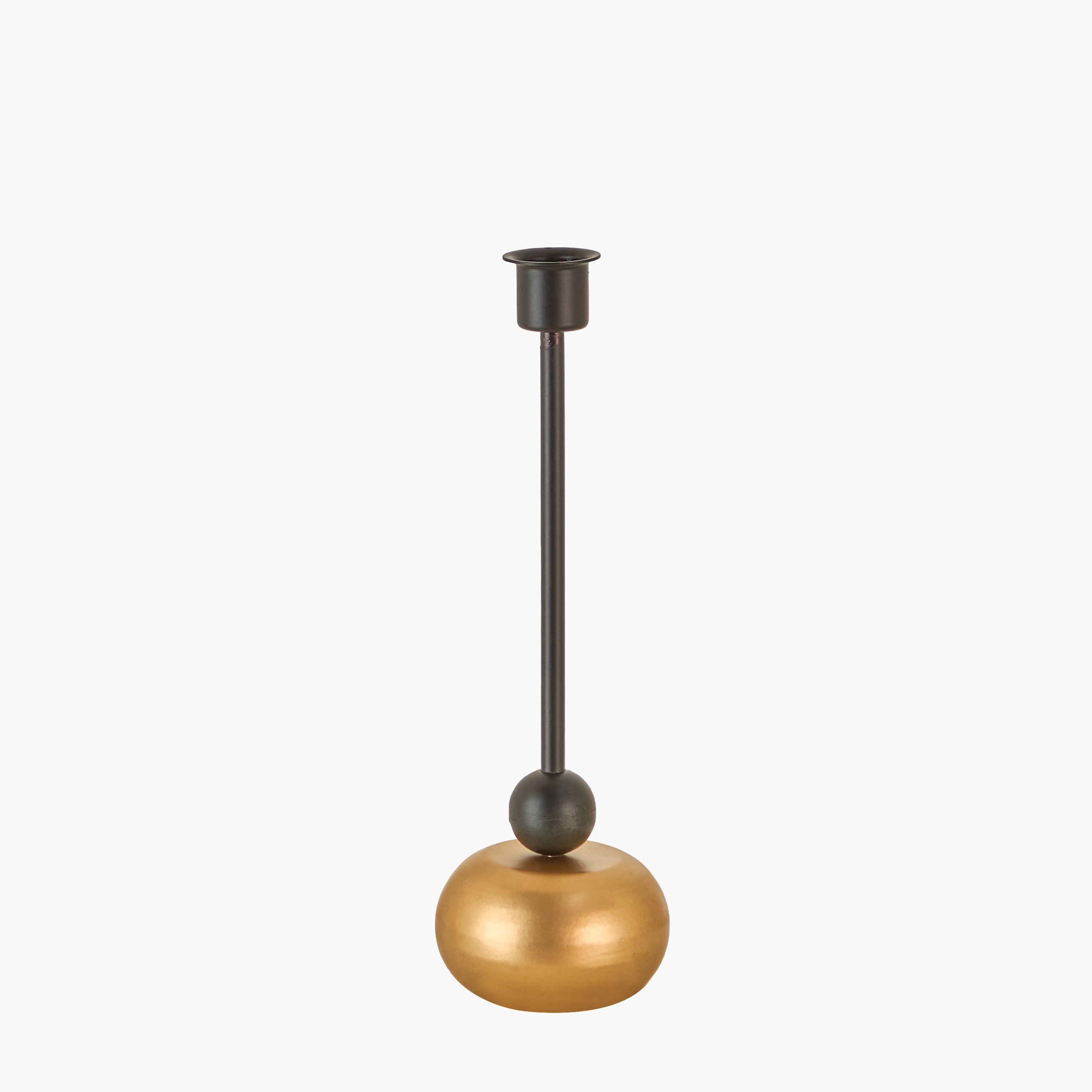 Celestial Layali Noor Decorative Taper Candleholder - 7.5x7.5x24 cm-hbxlivingroom-decorandaccessories-candleholders-image-5
