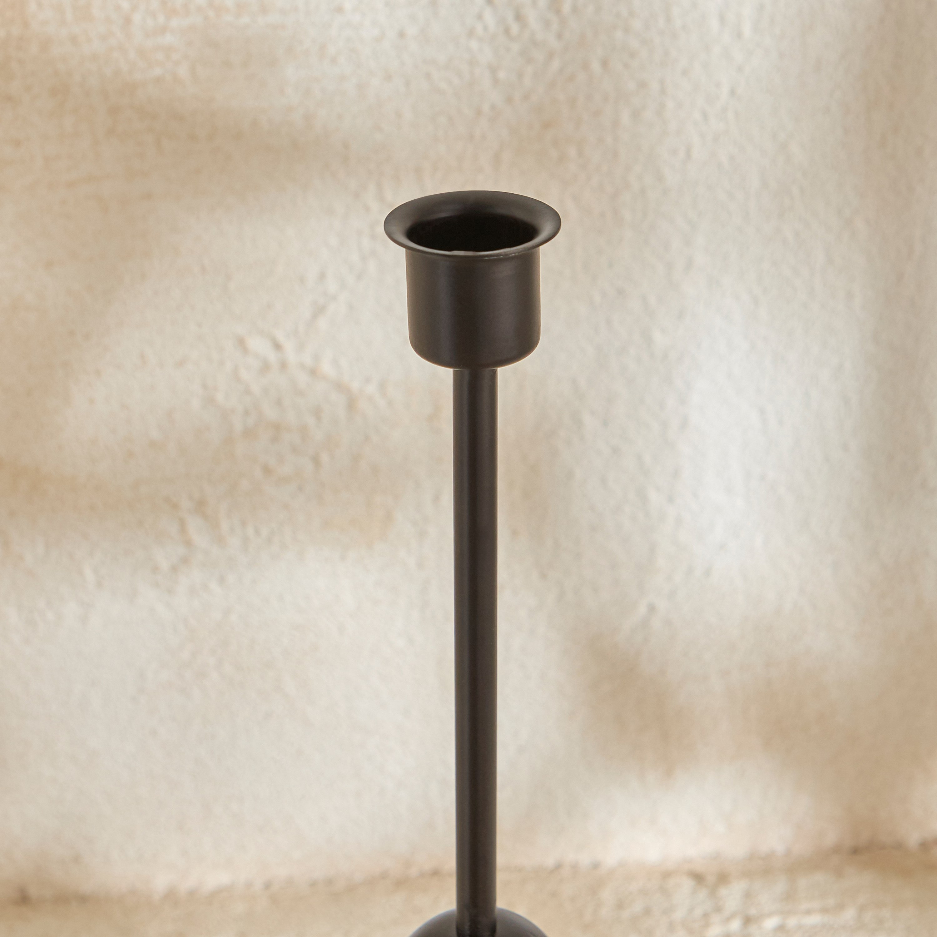 Celestial Layali Noor Decorative Taper Candleholder - 10x10x28 cm-hbxlivingroom-decorandaccessories-candleholders-image-3