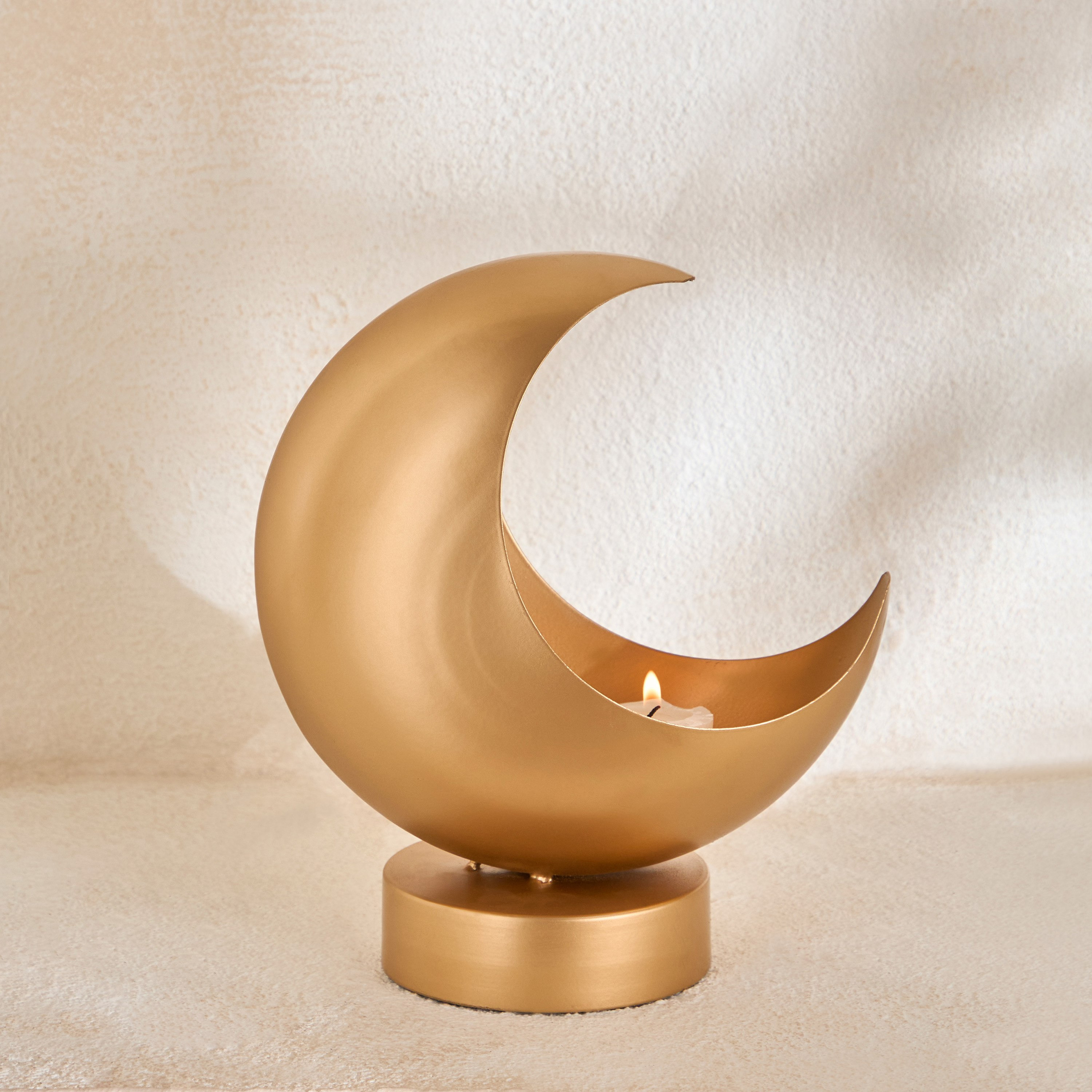 Celestial Layali Noor Decorative Votive Candleholder - 21x10x24 cm-hbxlivingroom-decorandaccessories-candleholders-image-1