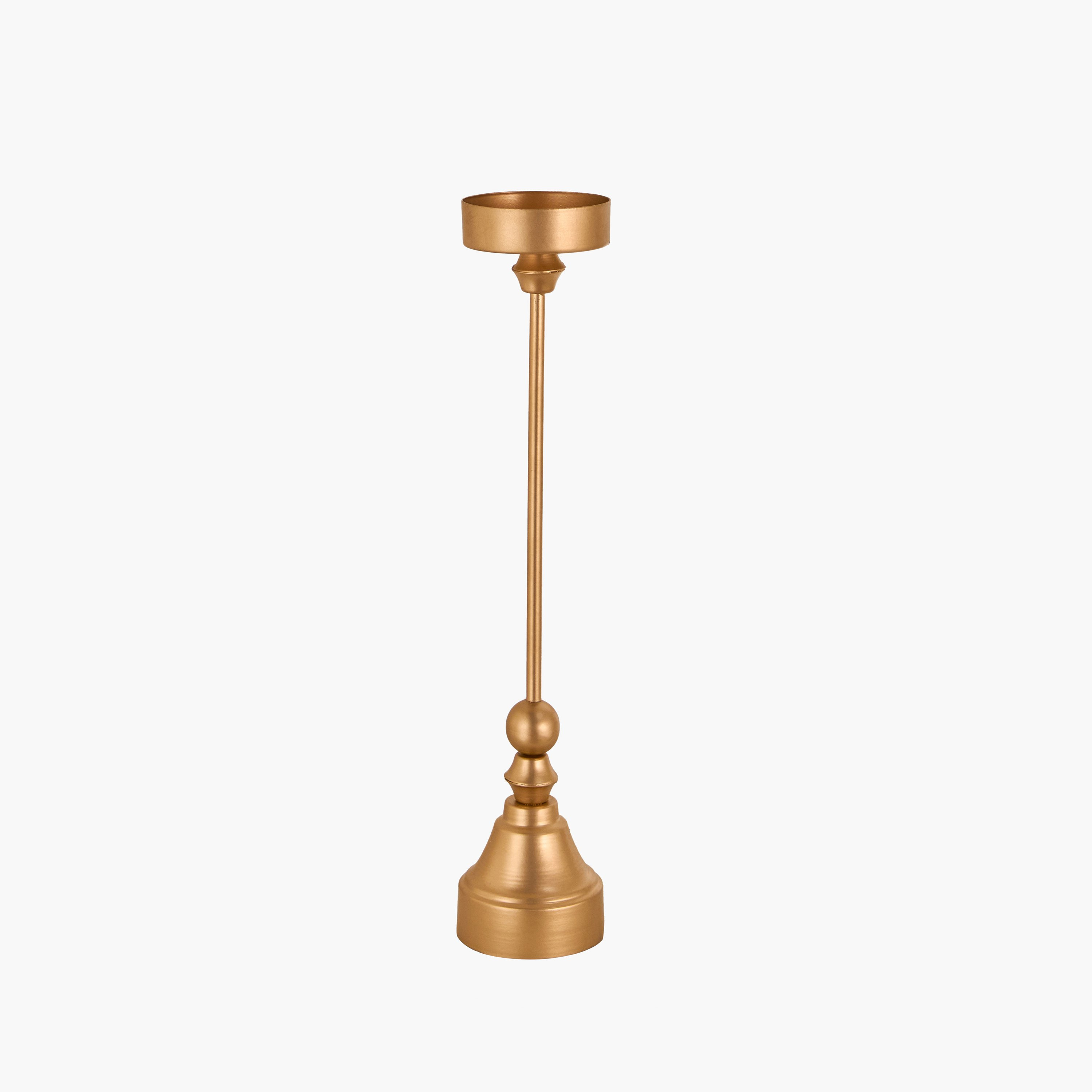 Celestial Layali Noor Decorative Pillar Candleholder - 8x8x38 cm-hbxlivingroom-decorandaccessories-candleholders-image-5