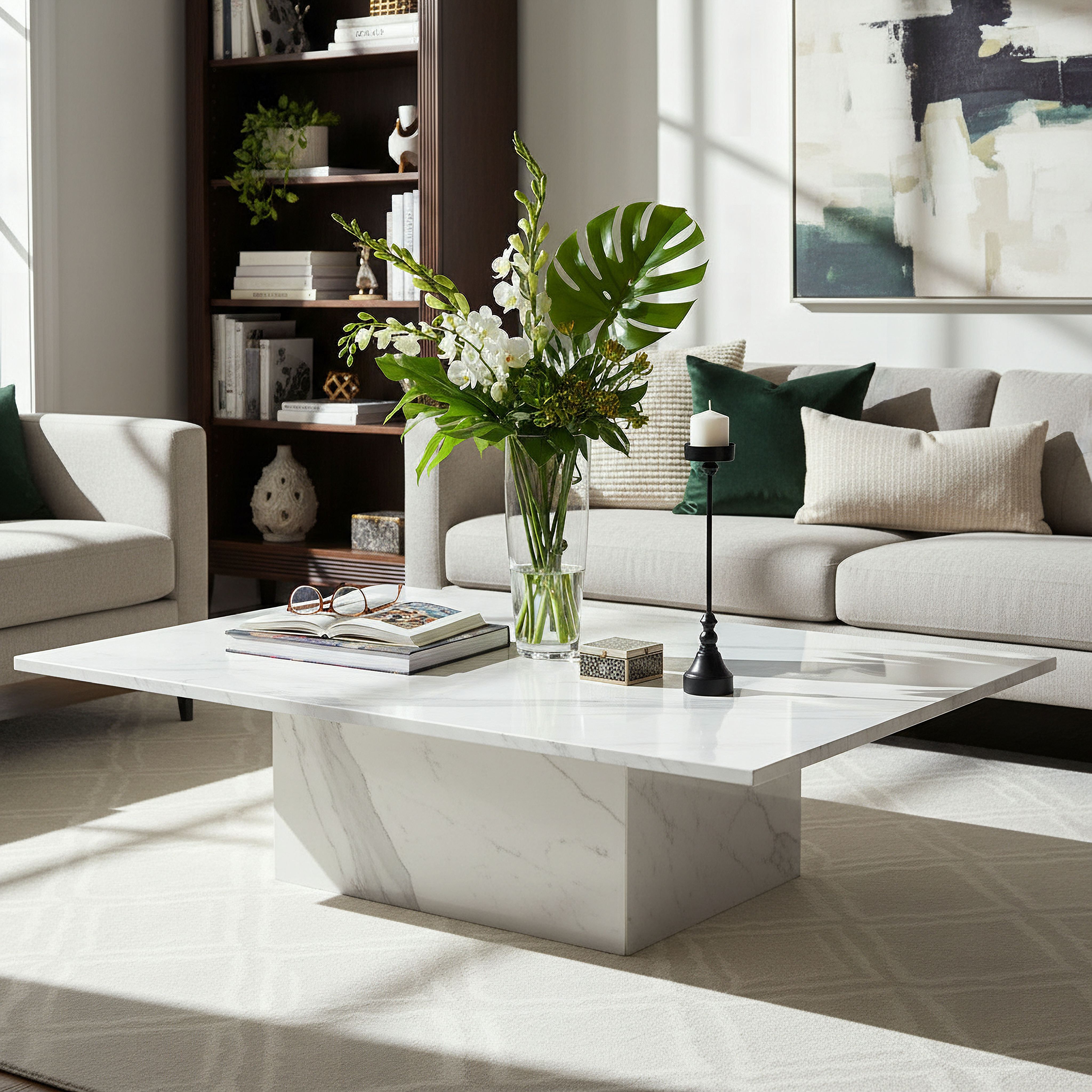 Celestial Layali Noor Decorative Pillar Candleholder - 8x8x38 cm-hbxlivingroom-decorandaccessories-candleholders-image-5