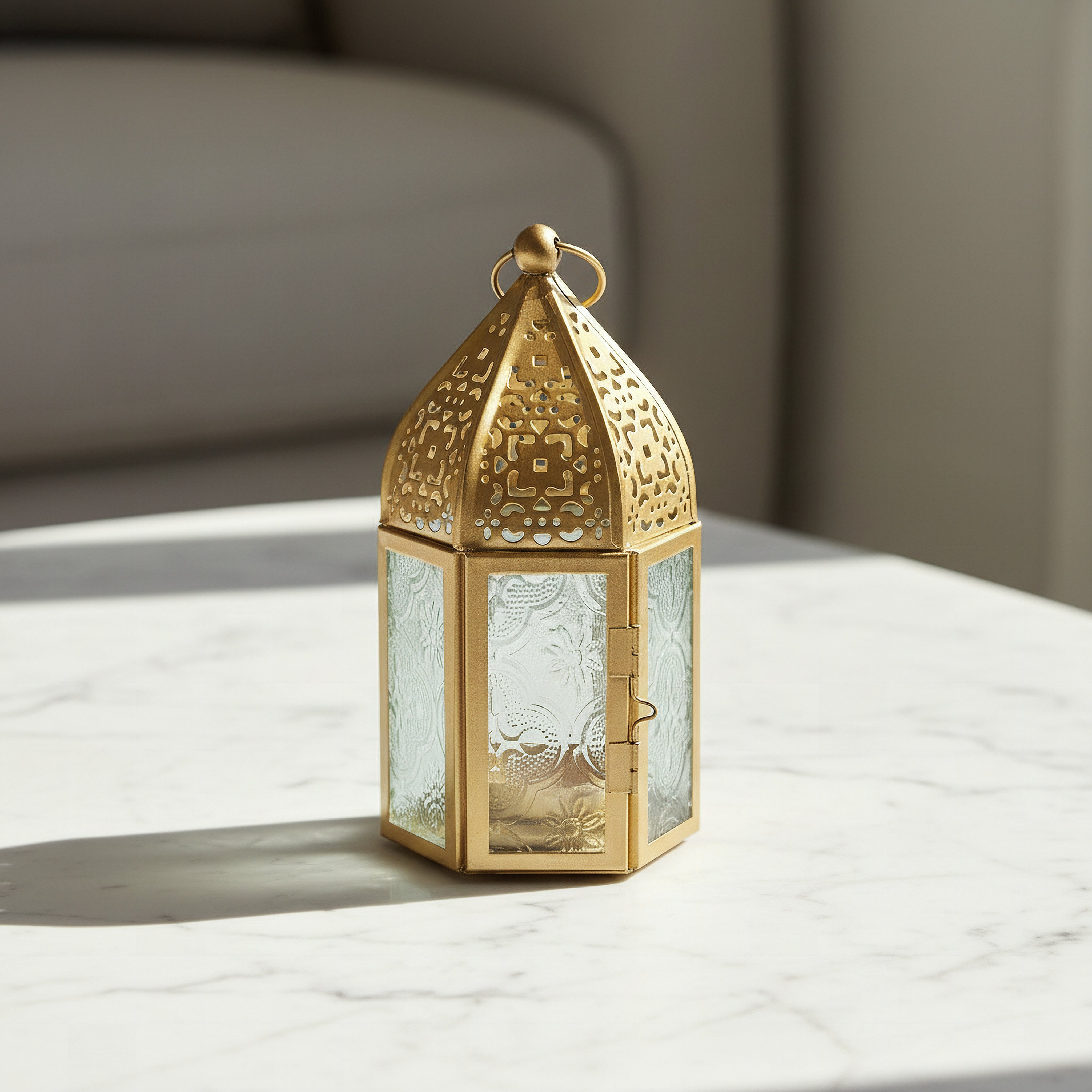 فانوس ديكور زينة من أرابيسك - 6.5×7.5×14 سم-hbxdecorandfurnishings-homeaccessories-lanterns-image-1