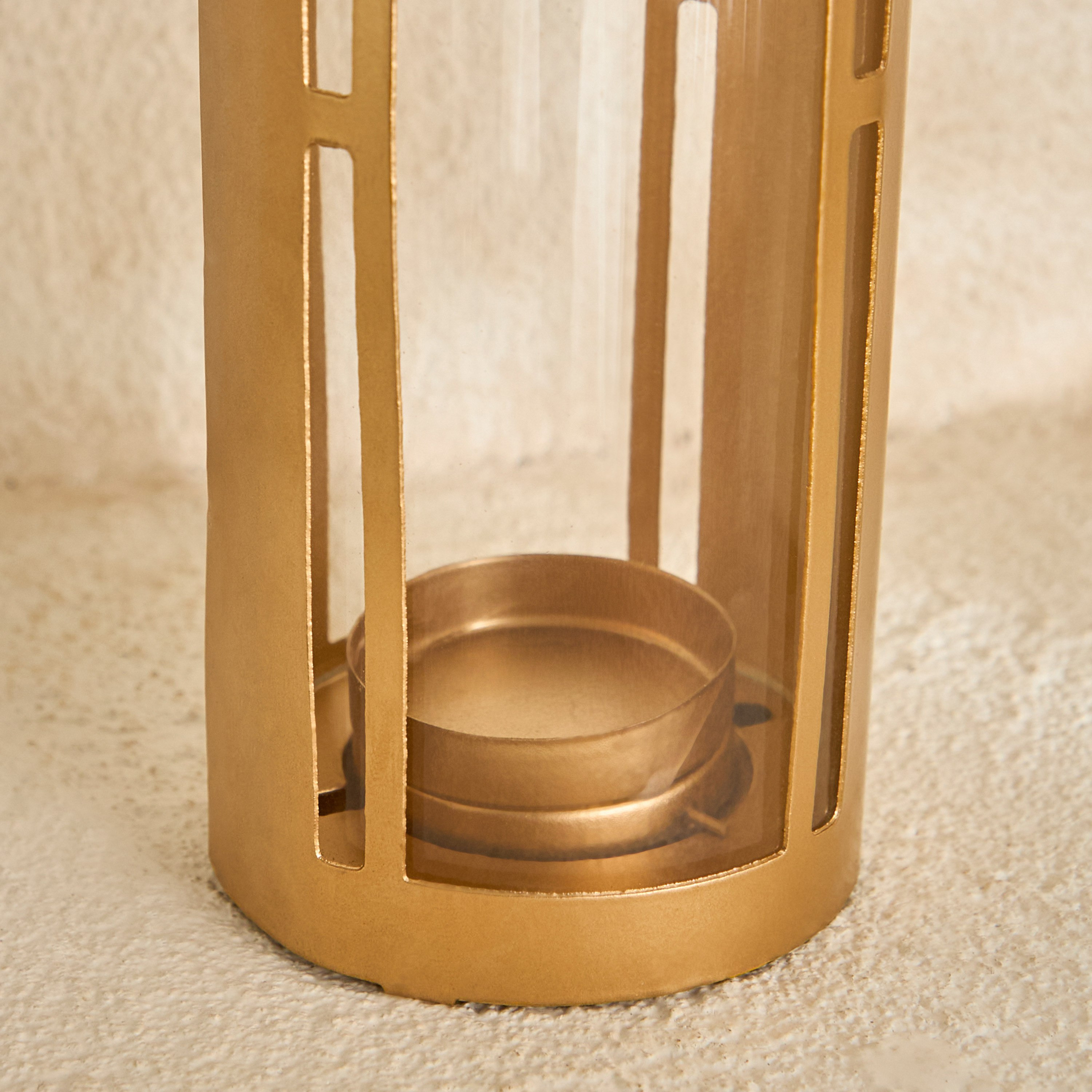 Celestial Layali Noor Decorative Lantern with Glass - 7x7x32 cm-hbxdecorandfurnishings-homeaccessories-lanterns-image-3
