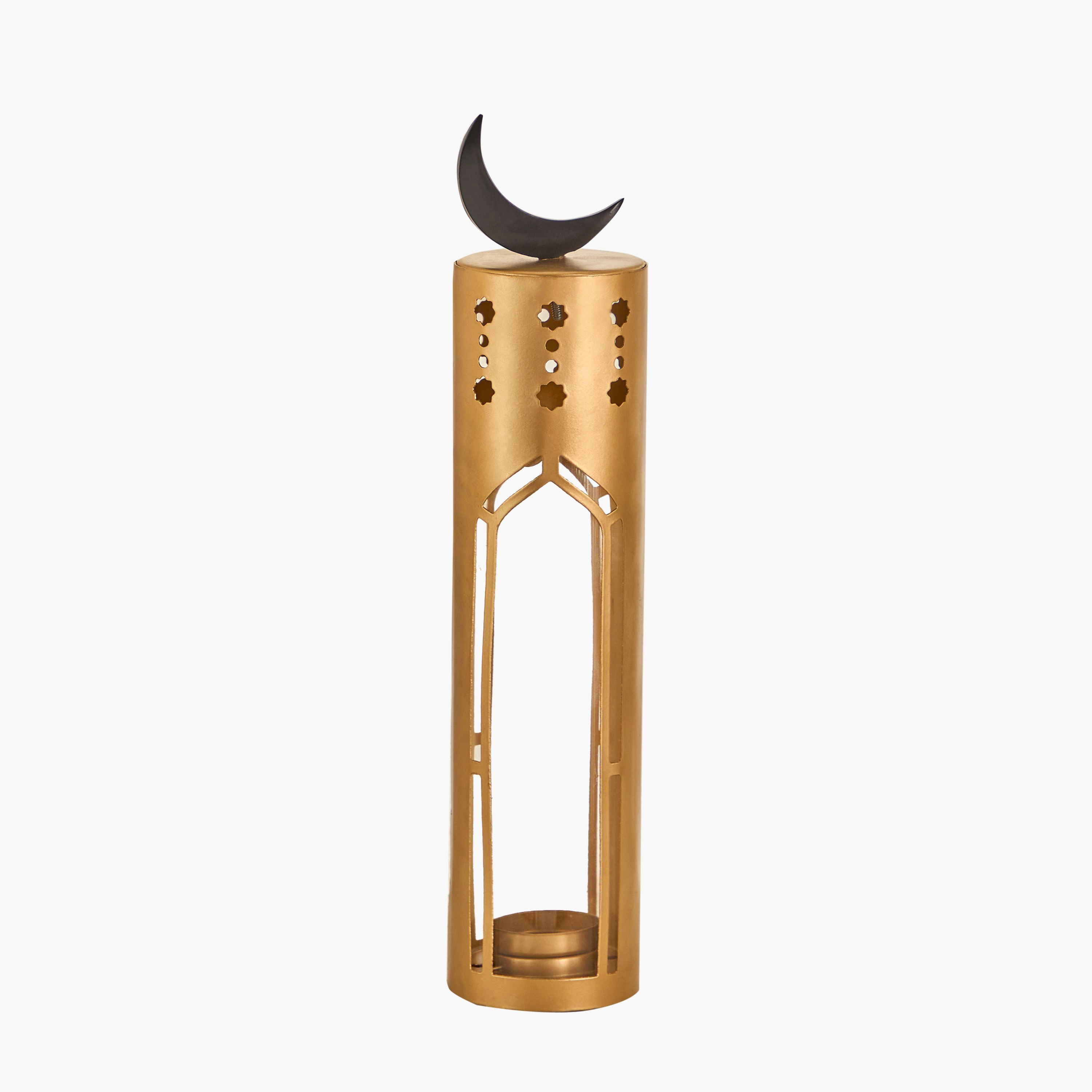 Celestial Layali Noor Decorative Lantern with Glass - 7x7x32 cm-hbxdecorandfurnishings-homeaccessories-lanterns-image-5