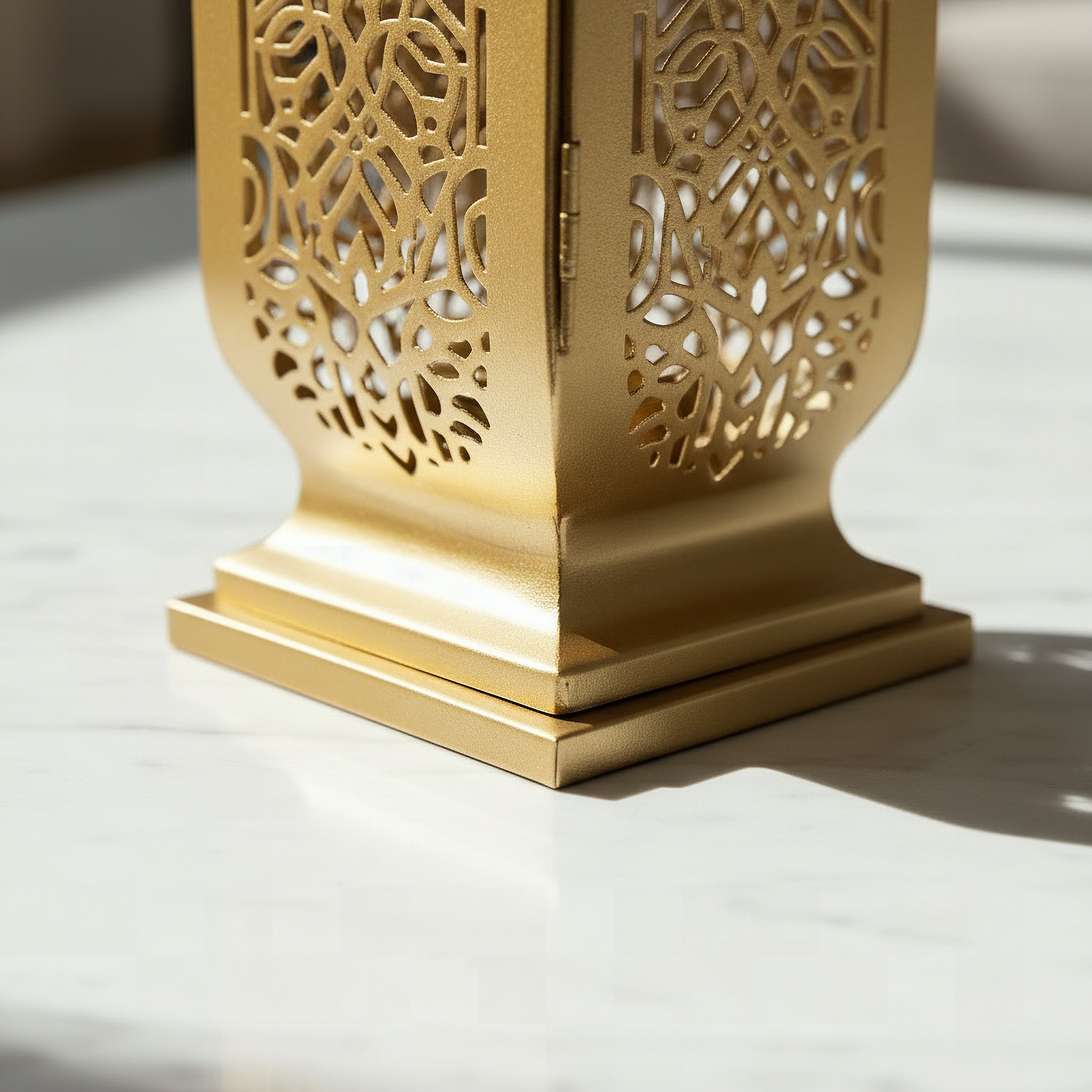 Arabesque Zaynah Decorative Cutwork Lantern - 15x15x36 cm-hbxdecorandfurnishings-homeaccessories-lanterns-image-3
