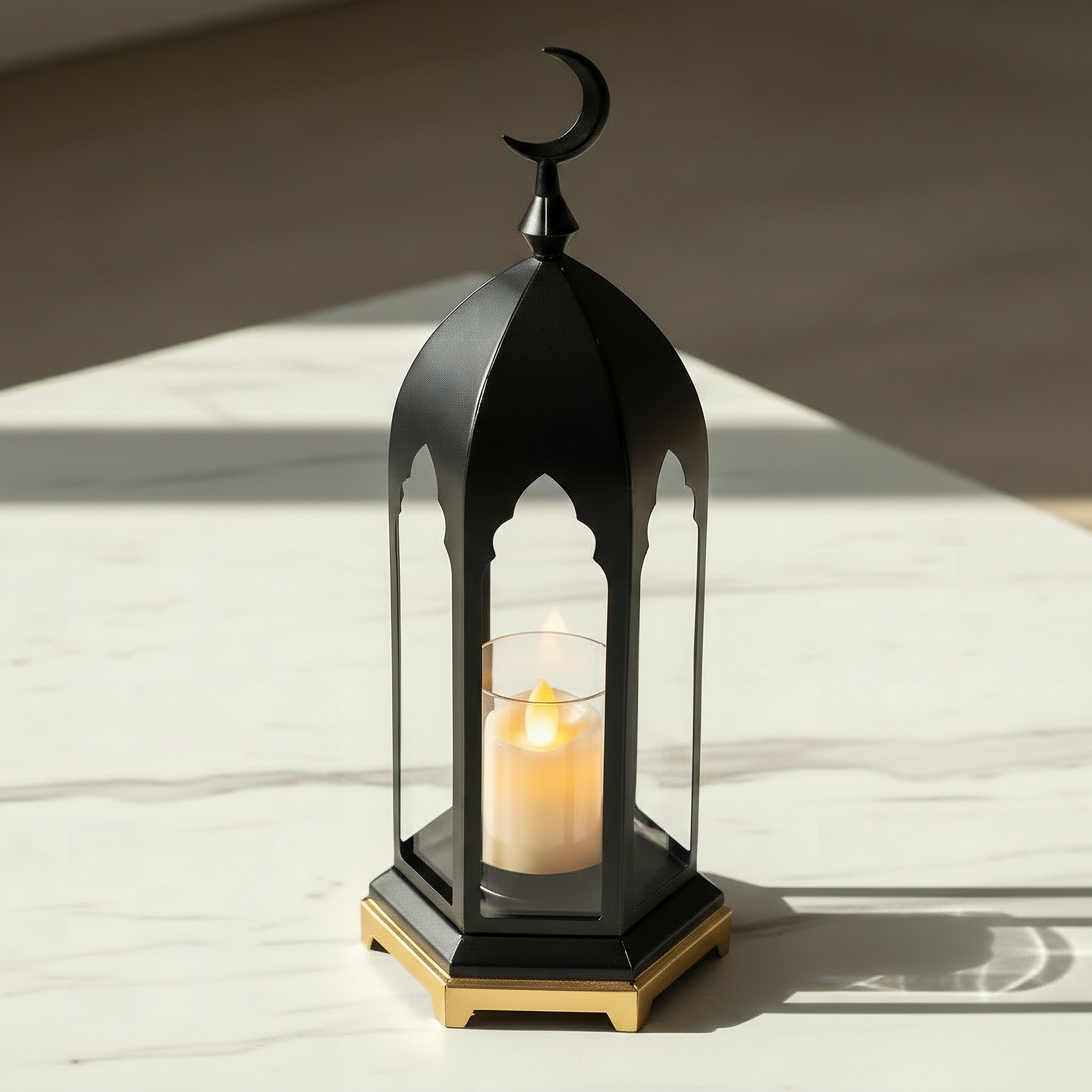 فانوس ديكور نور من سيليستيال – 18×18×45 سم-hbxdecorandfurnishings-homeaccessories-lanterns-image-2