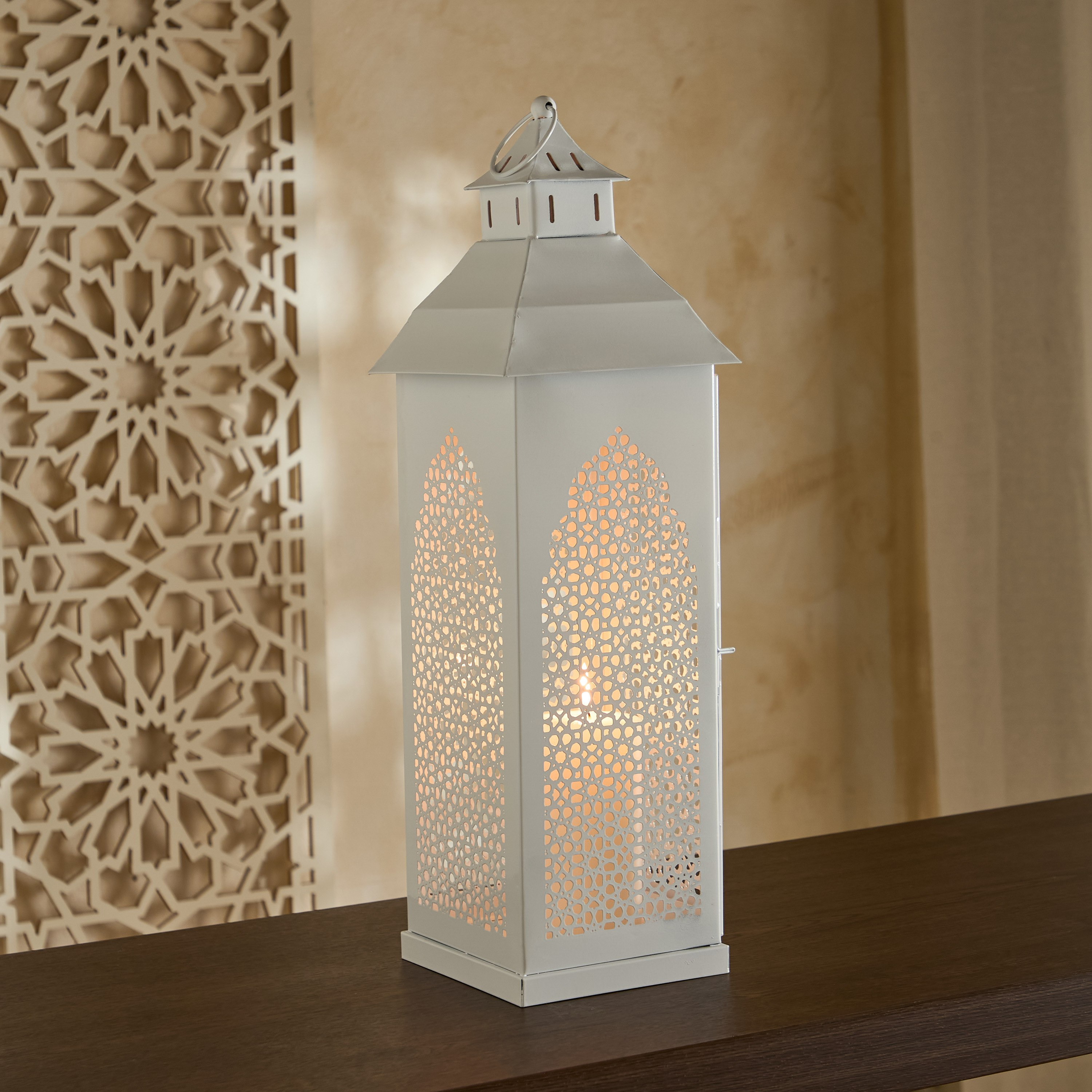Celestial Noor Decorative Lantern - 15x15x50 cm-hbxdecorandfurnishings-homeaccessories-lanterns-image-5