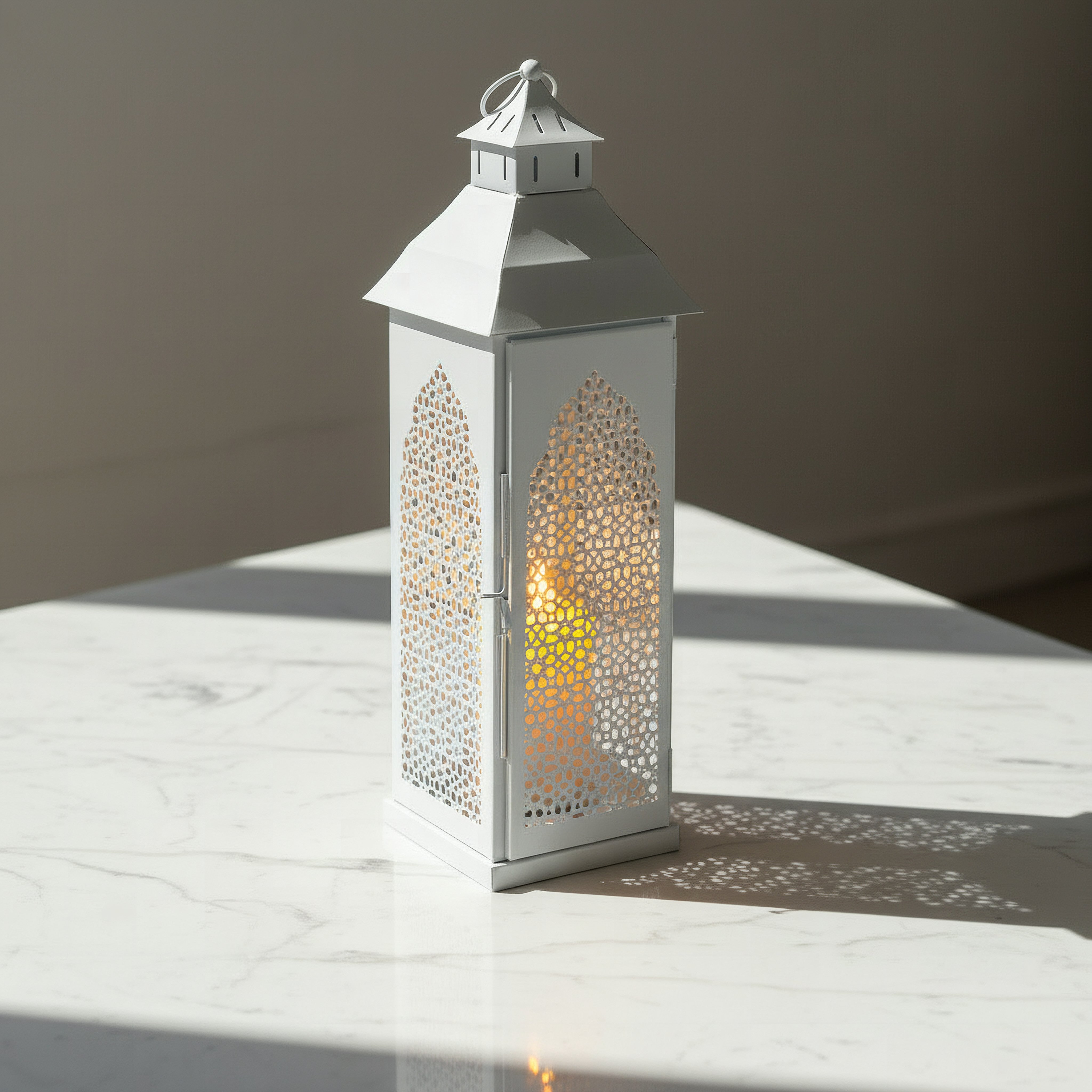 Celestial Noor Decorative Lantern - 15x15x50 cm-hbxdecorandfurnishings-homeaccessories-lanterns-image-2