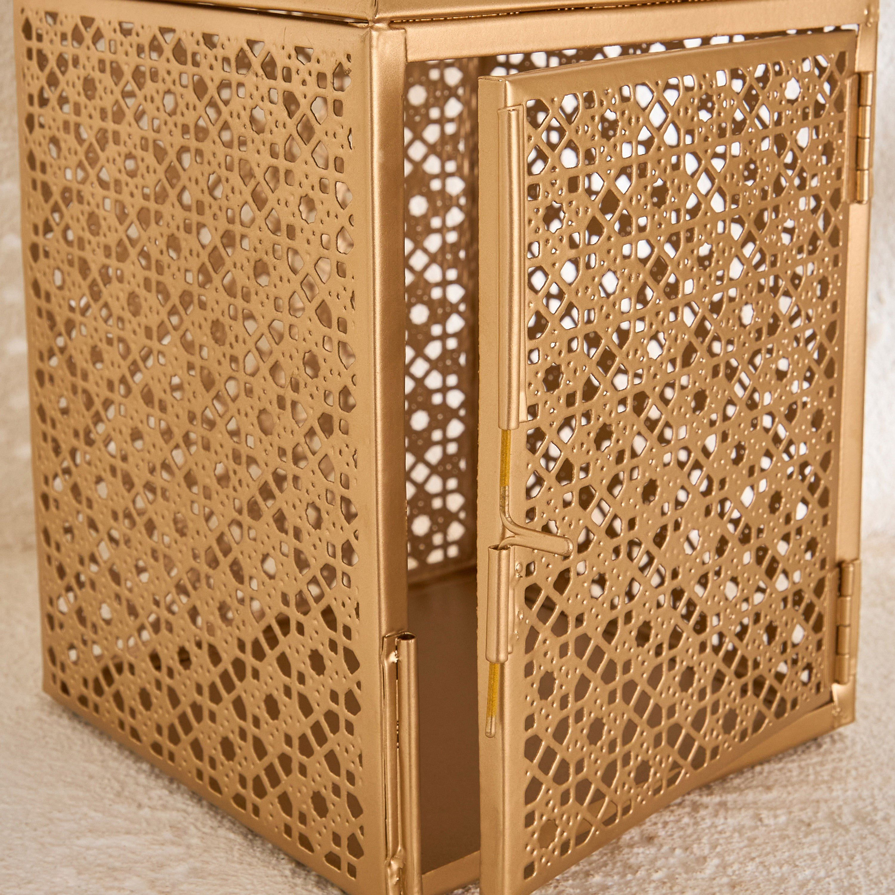 Celestial Layali Noor Decorative Lantern - 14x14x32 cm-hbxdecorandfurnishings-homeaccessories-lanterns-image-3