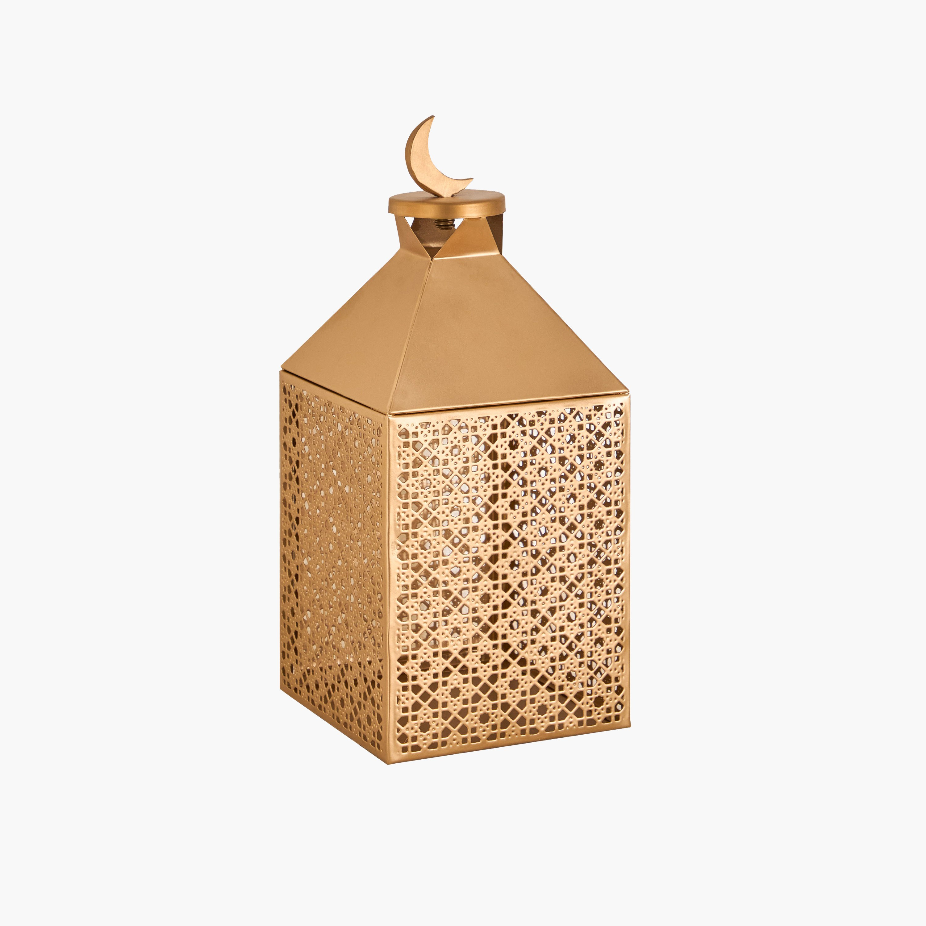 Celestial Layali Noor Decorative Lantern - 14x14x32 cm-hbxdecorandfurnishings-homeaccessories-lanterns-image-6