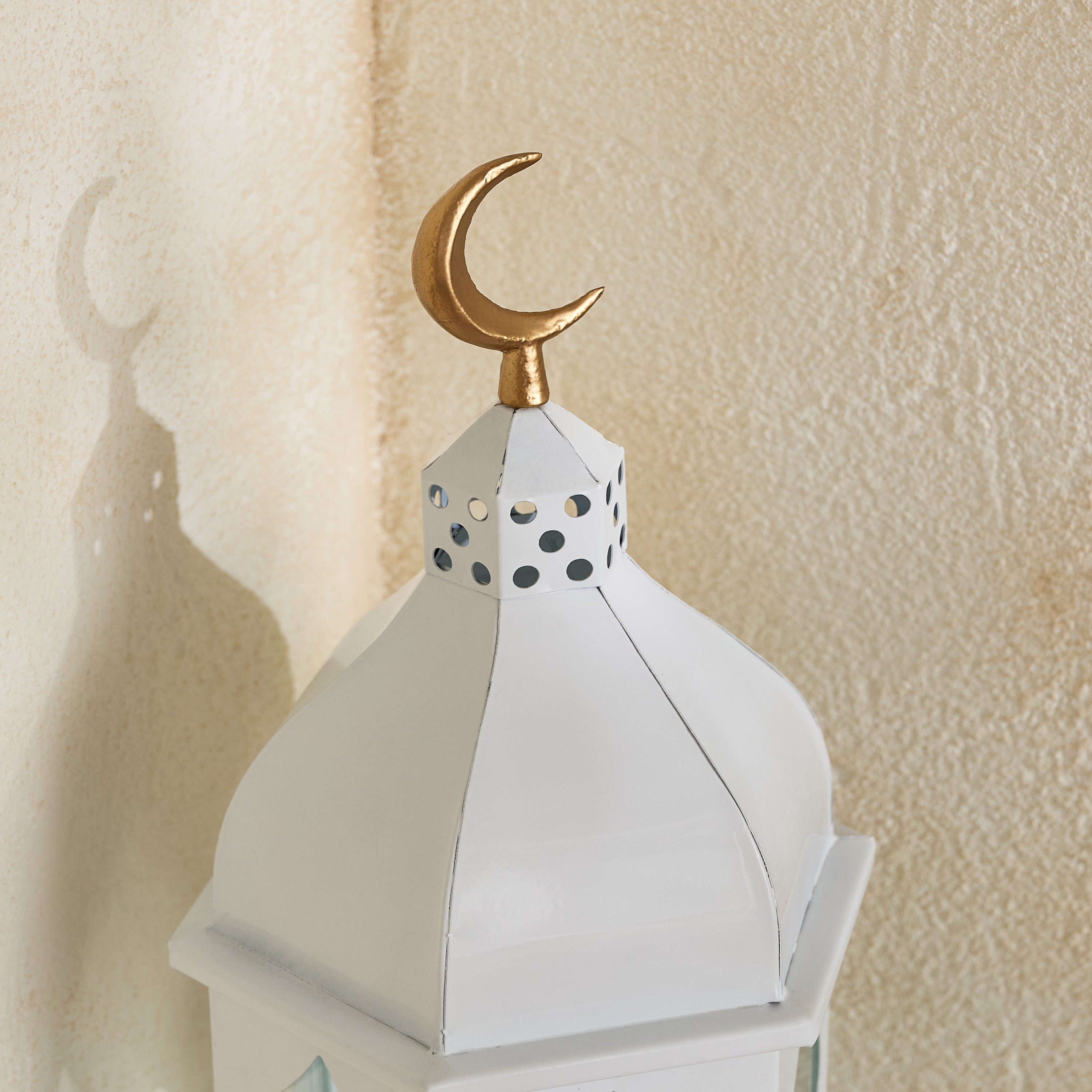 Celestial Layali Noor Decorative Lantern - 18x18x50 cm-hbxdecorandfurnishings-homeaccessories-lanterns-image-3