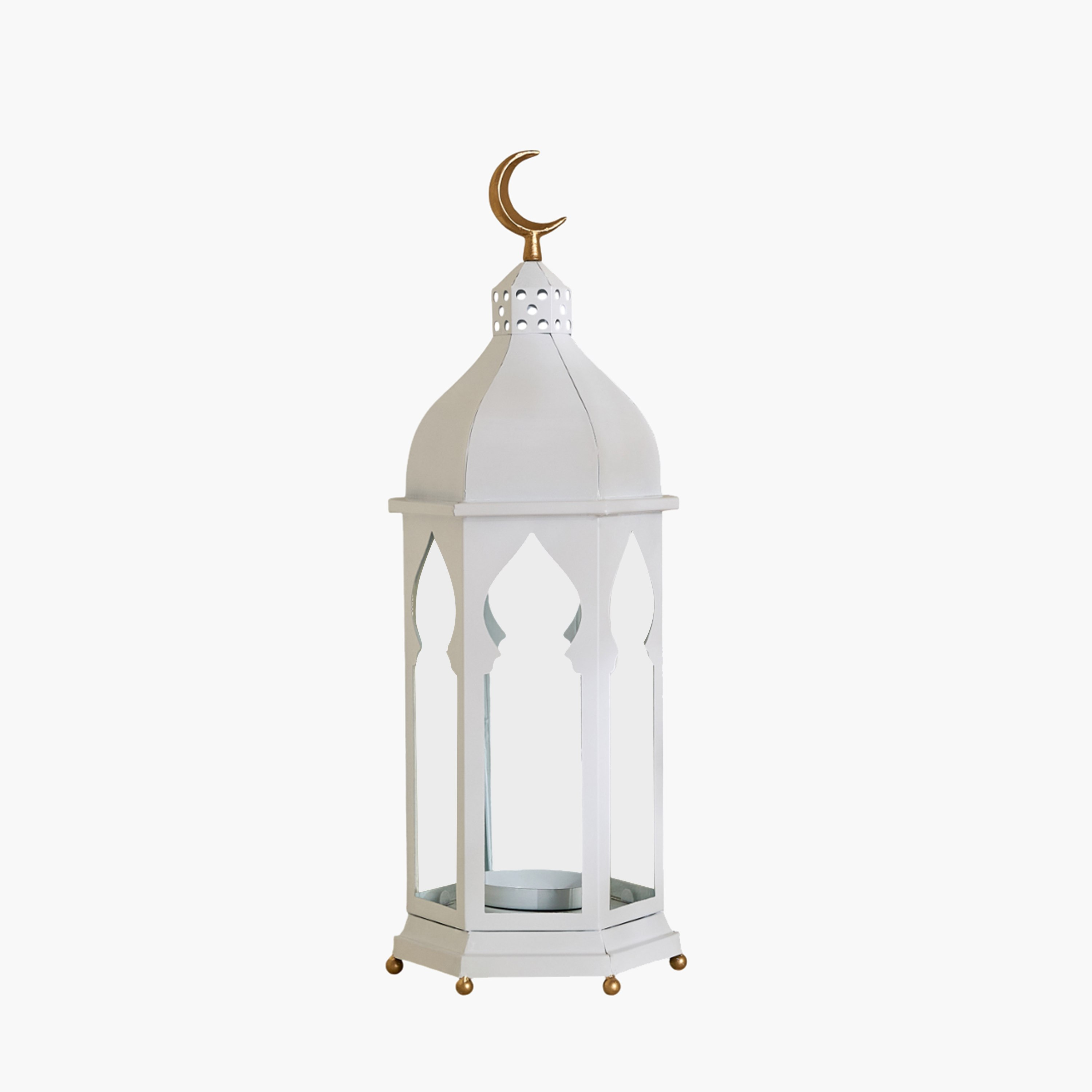 Celestial Layali Noor Decorative Lantern - 18x18x50 cm-hbxdecorandfurnishings-homeaccessories-lanterns-image-6