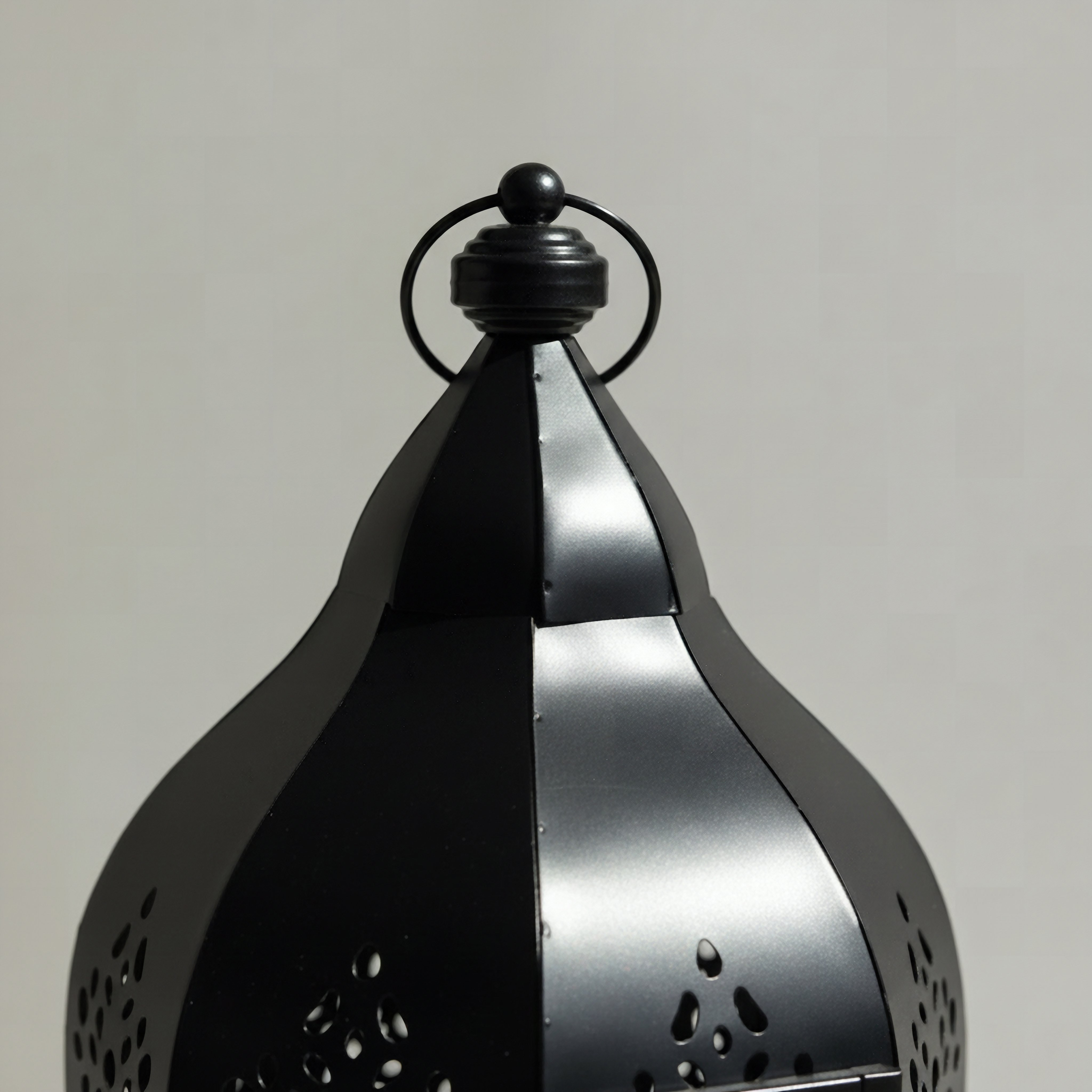 Arabesque Zaynah Decorative Cutwork Lantern - 20x20x42 cm-hbxdecorandfurnishings-homeaccessories-lanterns-image-3
