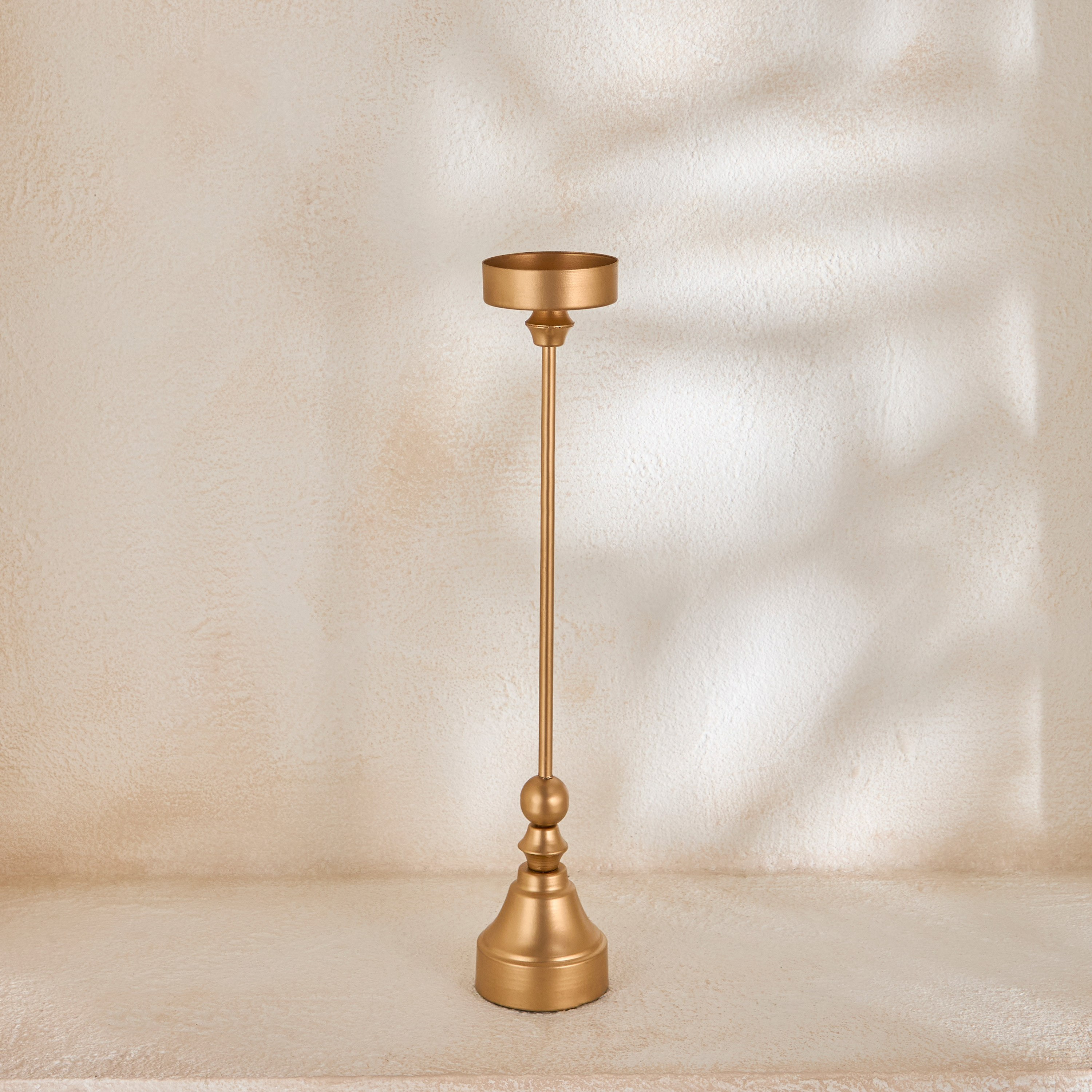 Celestial Layali Noor Decorative Pillar Candleholder - 8x8x42 cm-hbxlivingroom-decorandaccessories-candleholders-image-2