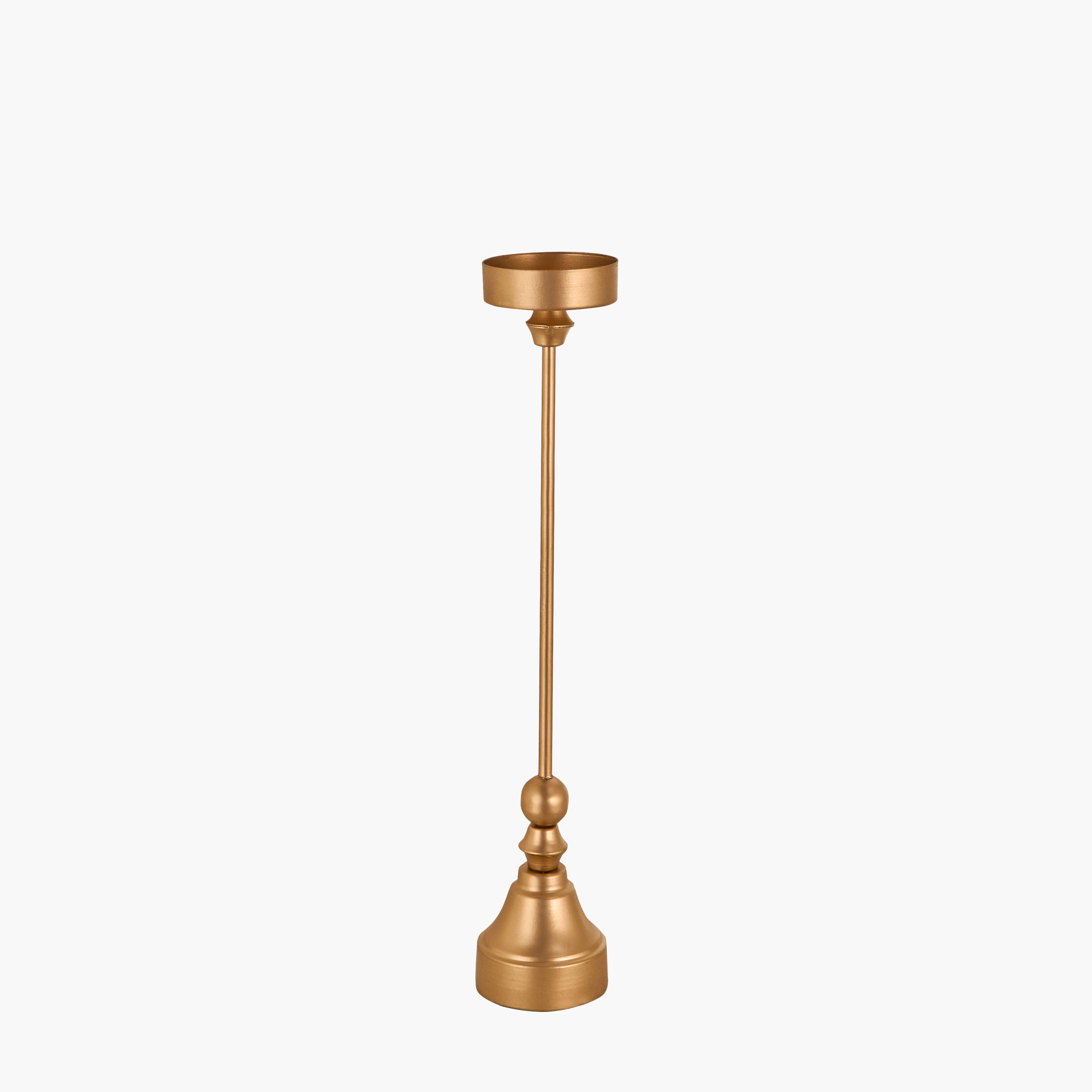 Celestial Layali Noor Decorative Pillar Candleholder - 8x8x42 cm-hbxlivingroom-decorandaccessories-candleholders-image-5