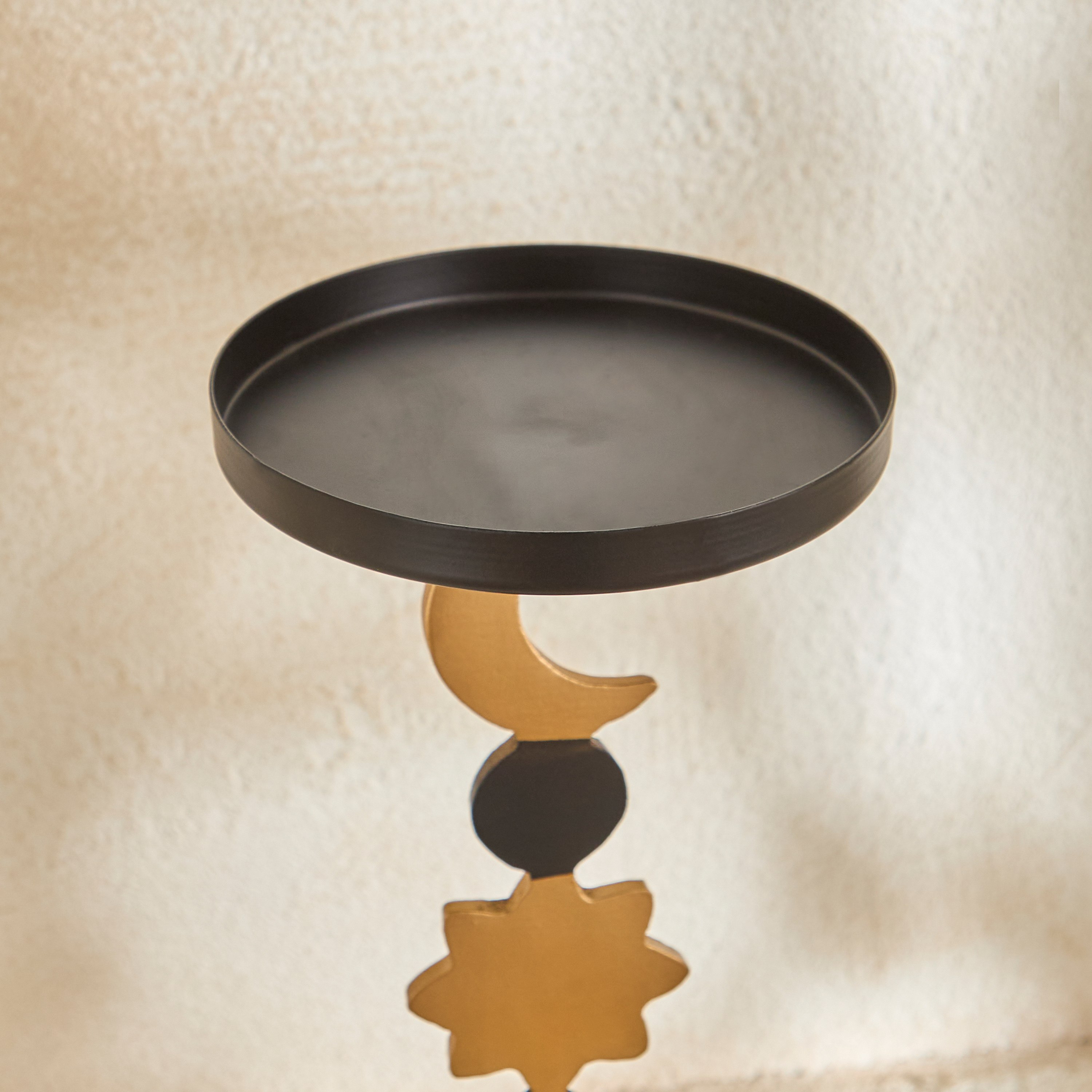 Celestial Layali Noor Decorative Pillar Candleholder - 15x15x28 cm-hbxlivingroom-decorandaccessories-candleholders-image-3