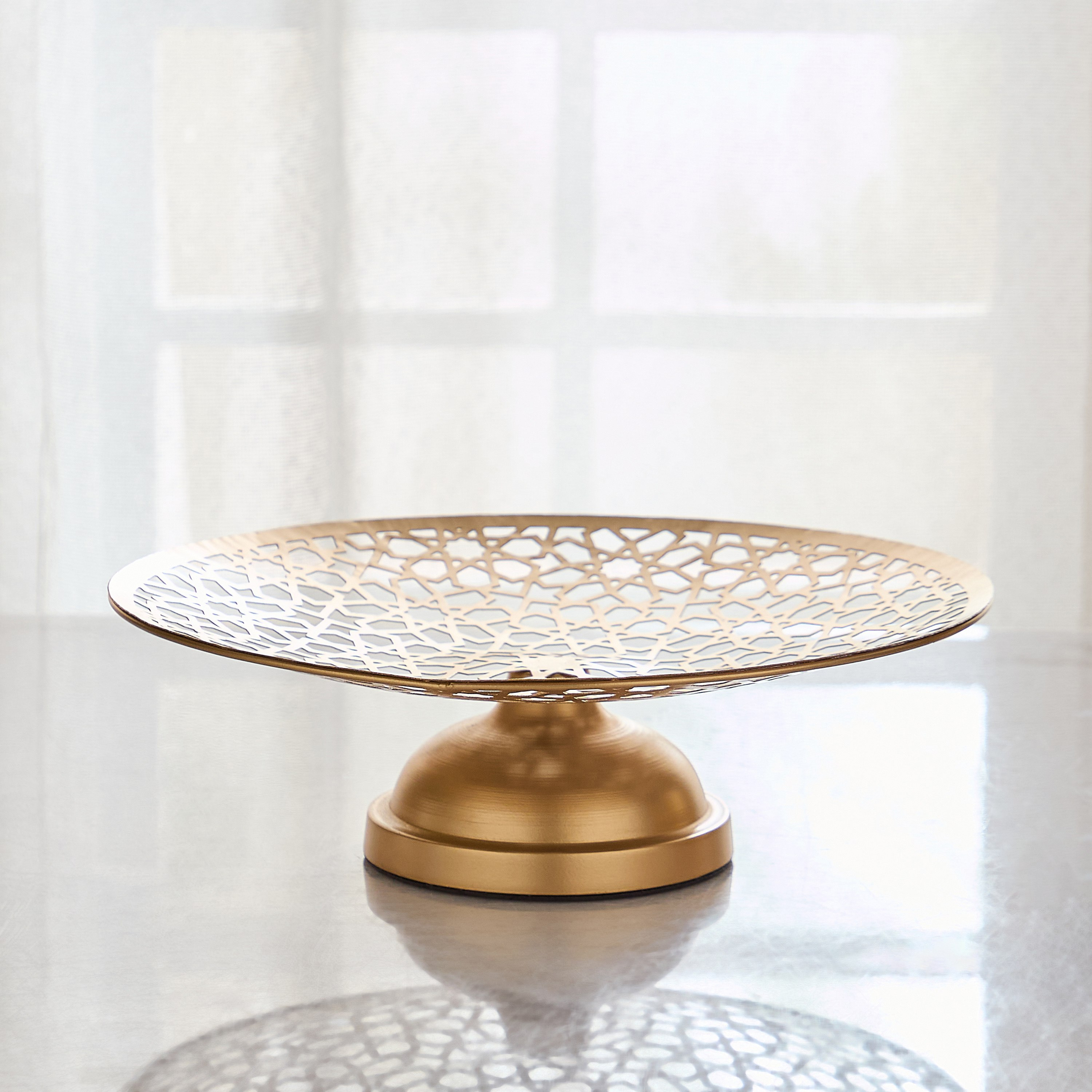صينية ديكور بتصميم مفرغ زينة من أرابيسك - 28x28x6 سم-hbxhomeware-hbxdecorandfurnishings-image-5