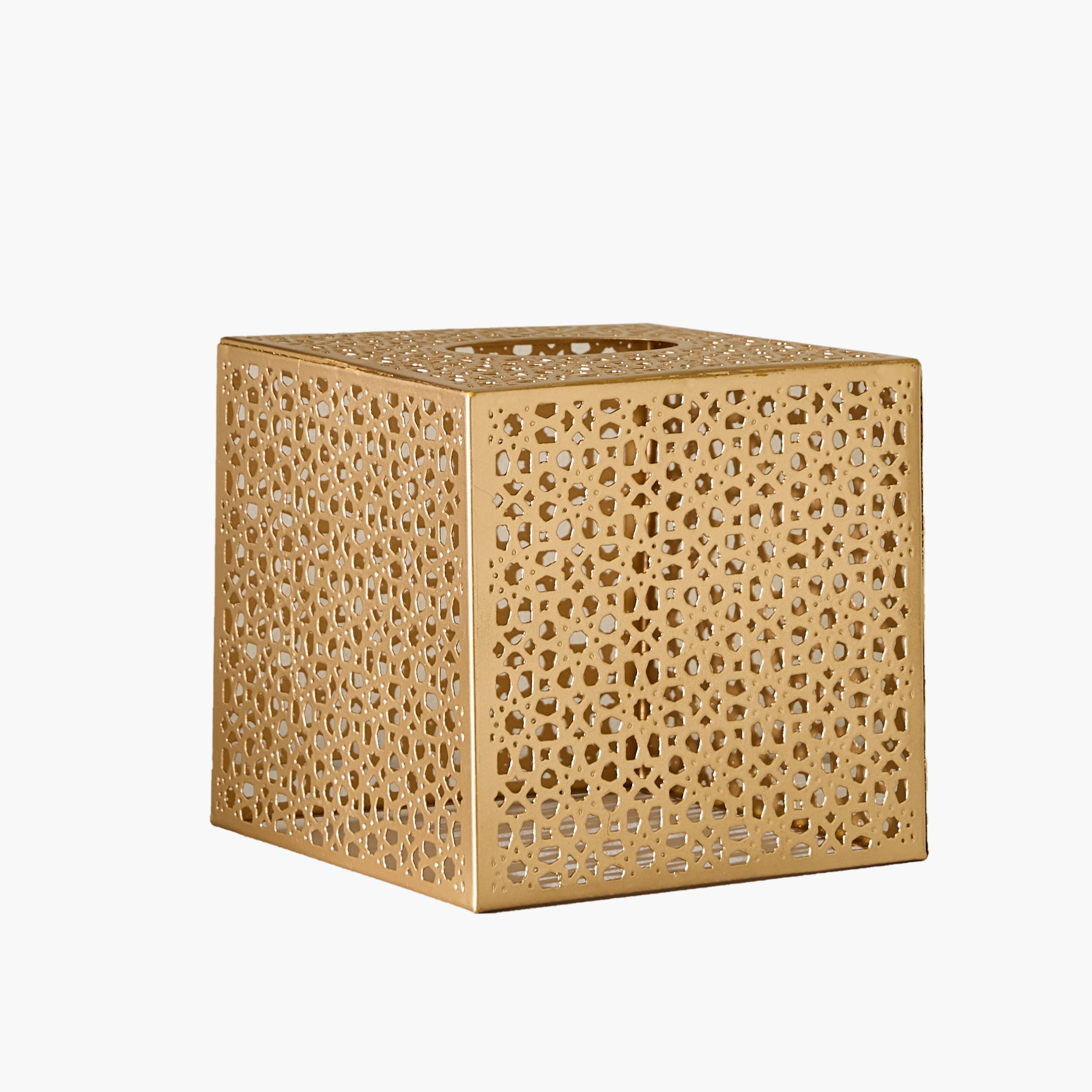 Arabesque Zaynah Decorative Cutwork Tissue Box - 14x14x14 cm-hbxdecorandfurnishings-homeaccessories-novelties-image-5