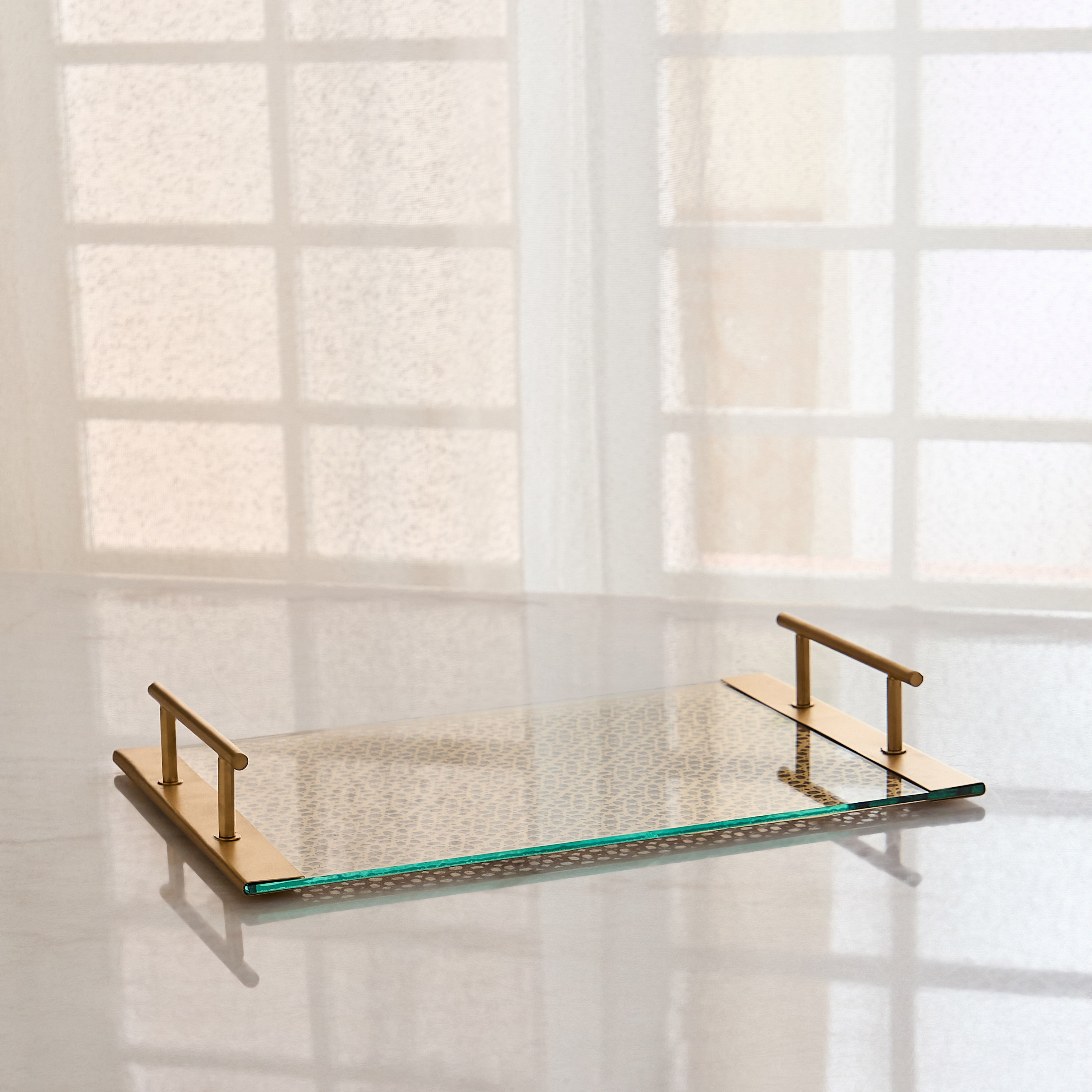 Arabesque Zaynah Decorative Cutwork Tray - 38x25x5 cm-hbxhomeware-hbxdecorandfurnishings-image-5