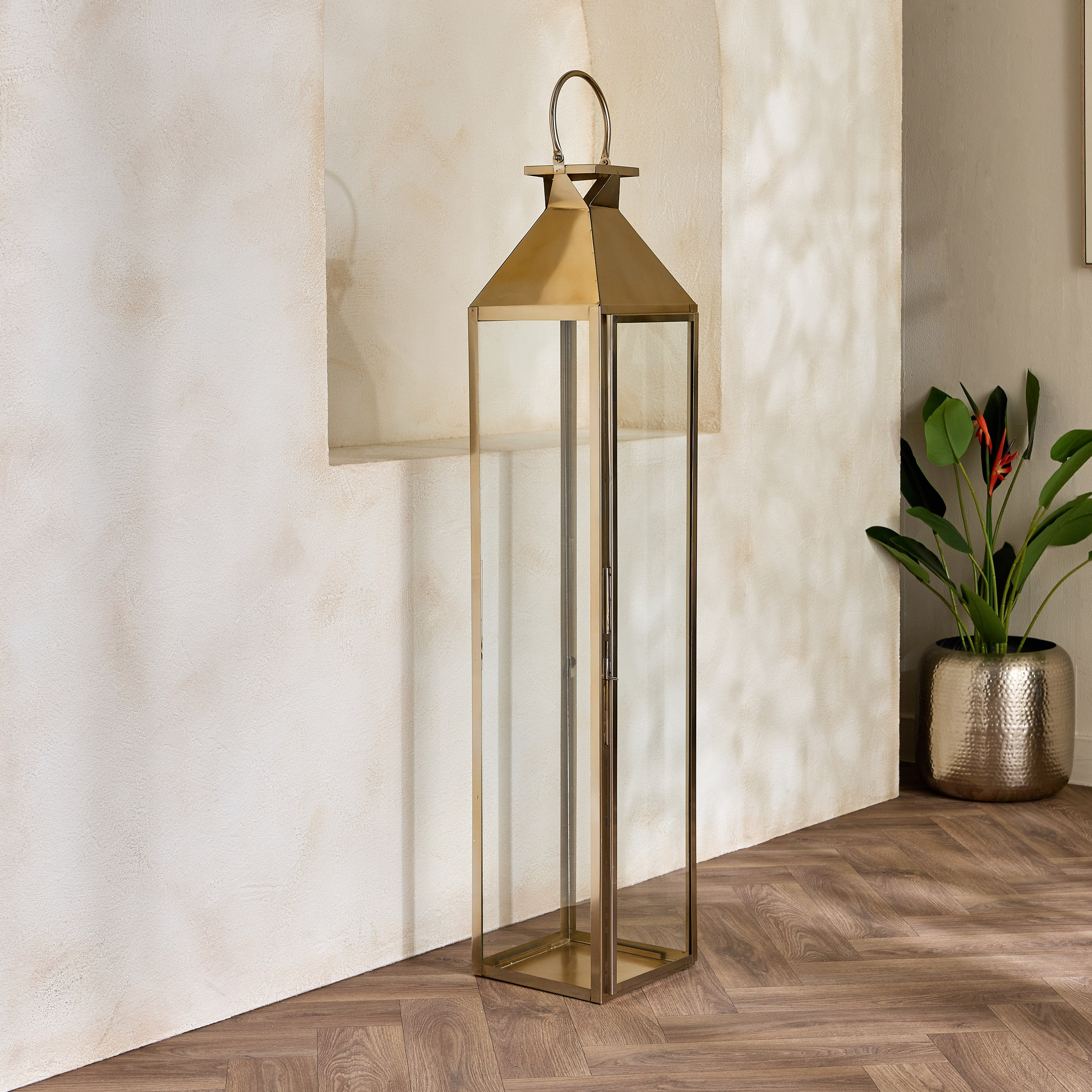 Celestial Layali Noor Decorative Lantern - 24x24x120 cm-hbxdecorandfurnishings-homeaccessories-lanterns-image-2