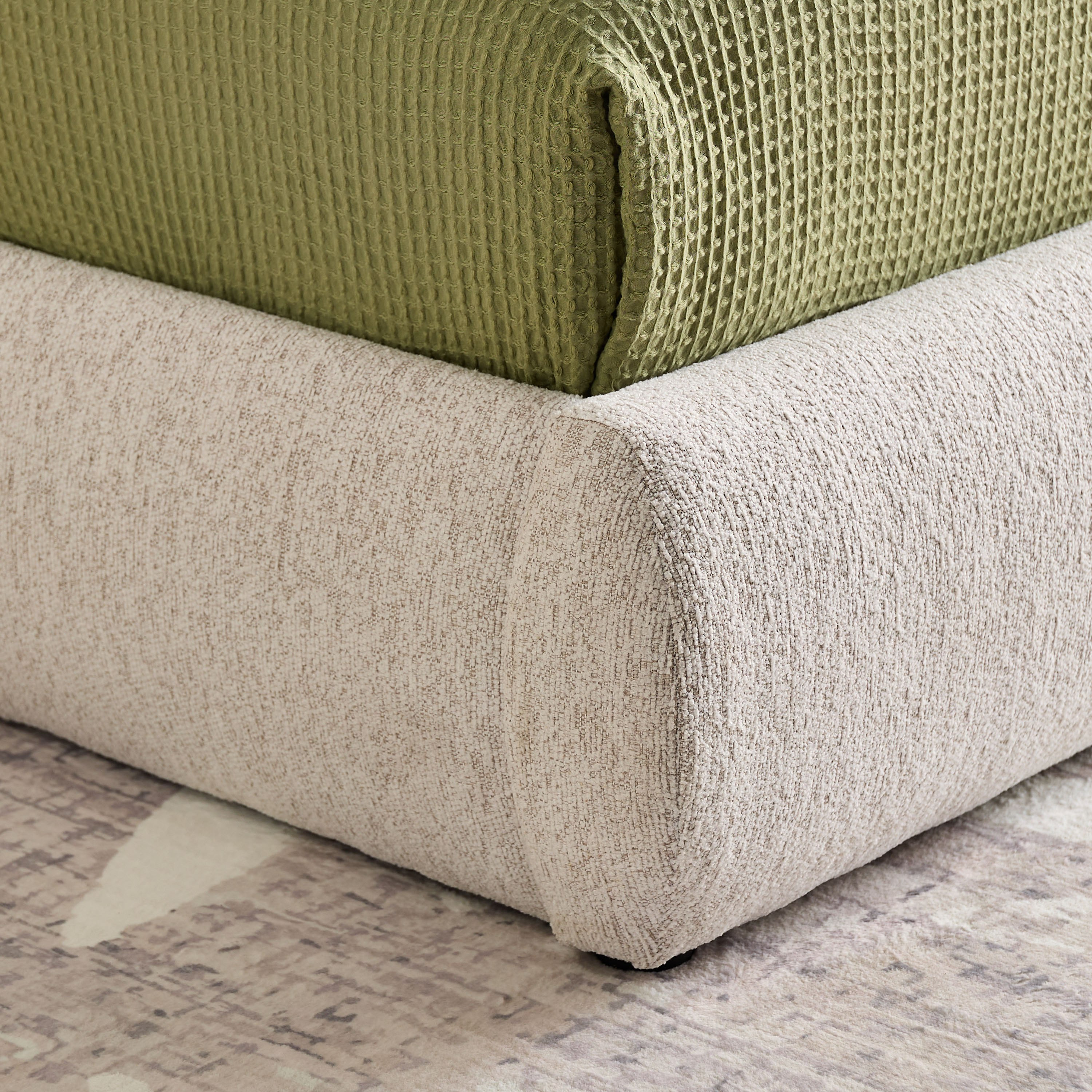 Movo Island Sardinia Upholstered Twin Bed - 120x200 cm-hbxbedroom-bedsandbedsets-upholsteredbeds-twin-image-5