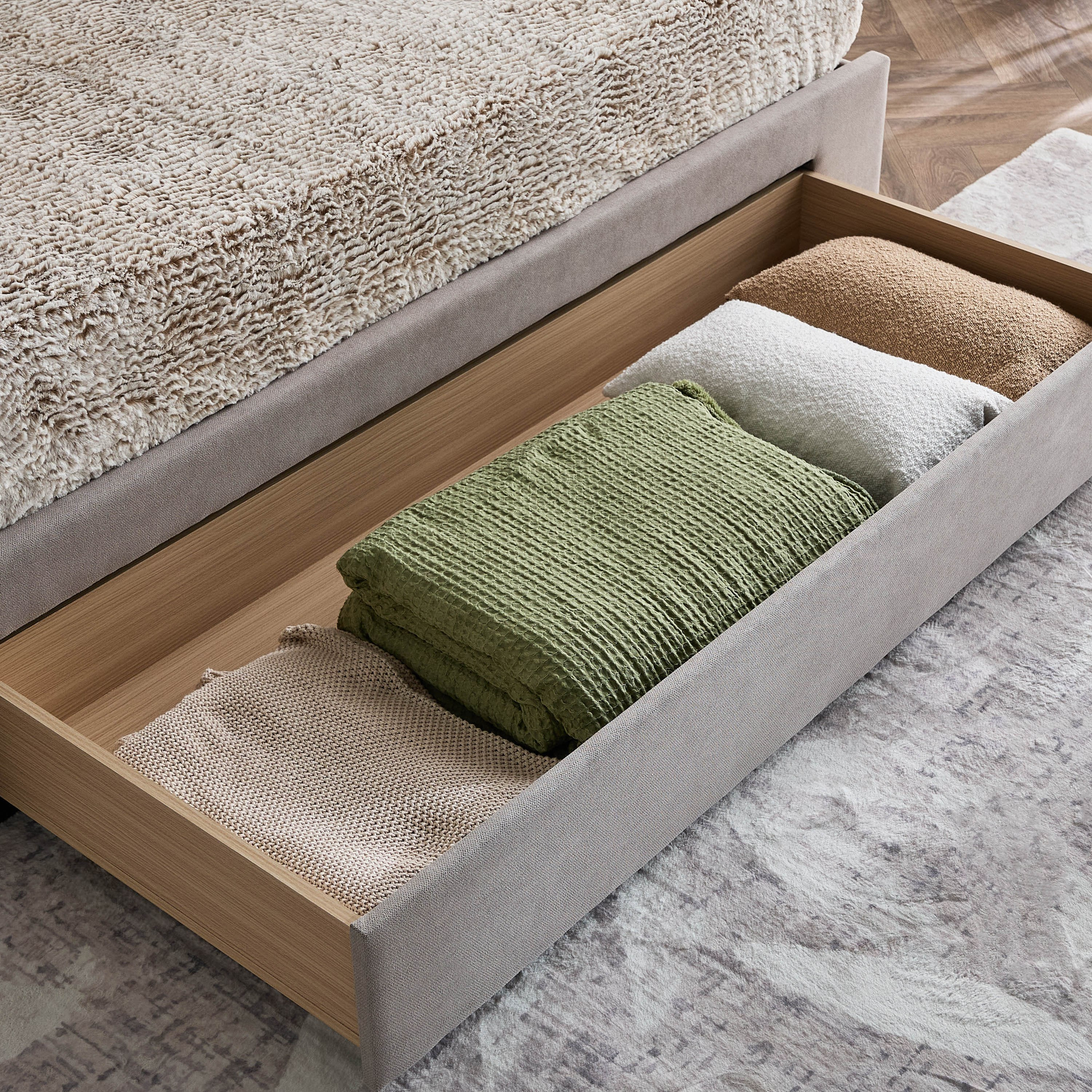 Movo Angelic Montero Nxt Upholstered Queen Bed with 3 Drawers - 160x200 cm-hbxbedroom-bedsandbedsets-beds-queen-image-7