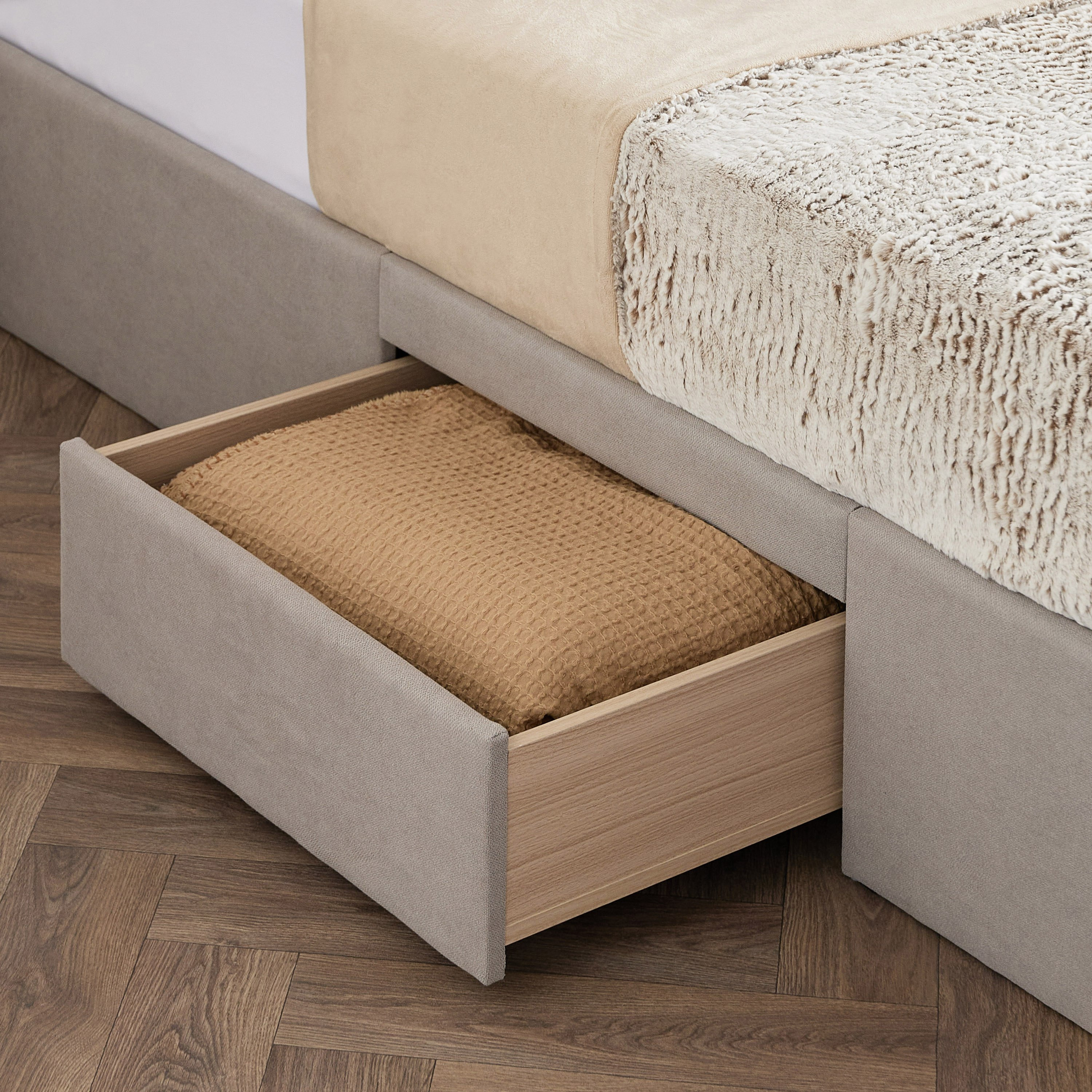 Movo Angelic Montero Nxt Upholstered Queen Bed with 3 Drawers - 160x200 cm-hbxbedroom-bedsandbedsets-beds-queen-image-8