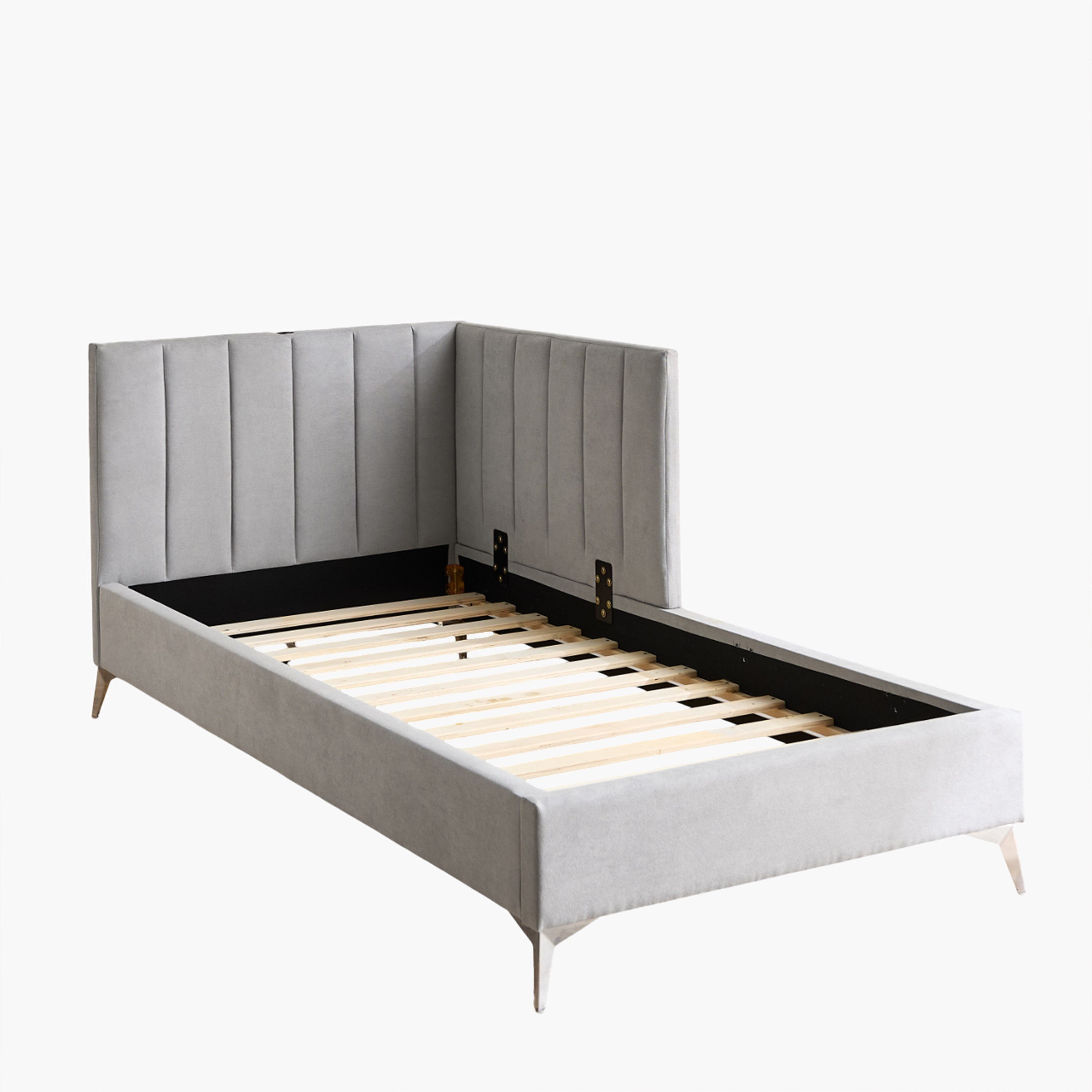 Movo Veneto Castel Smart Upholstered Single Day Bed - 90x200 cm-hbxfurniture-bedsandbedsets-daybeds-image-10