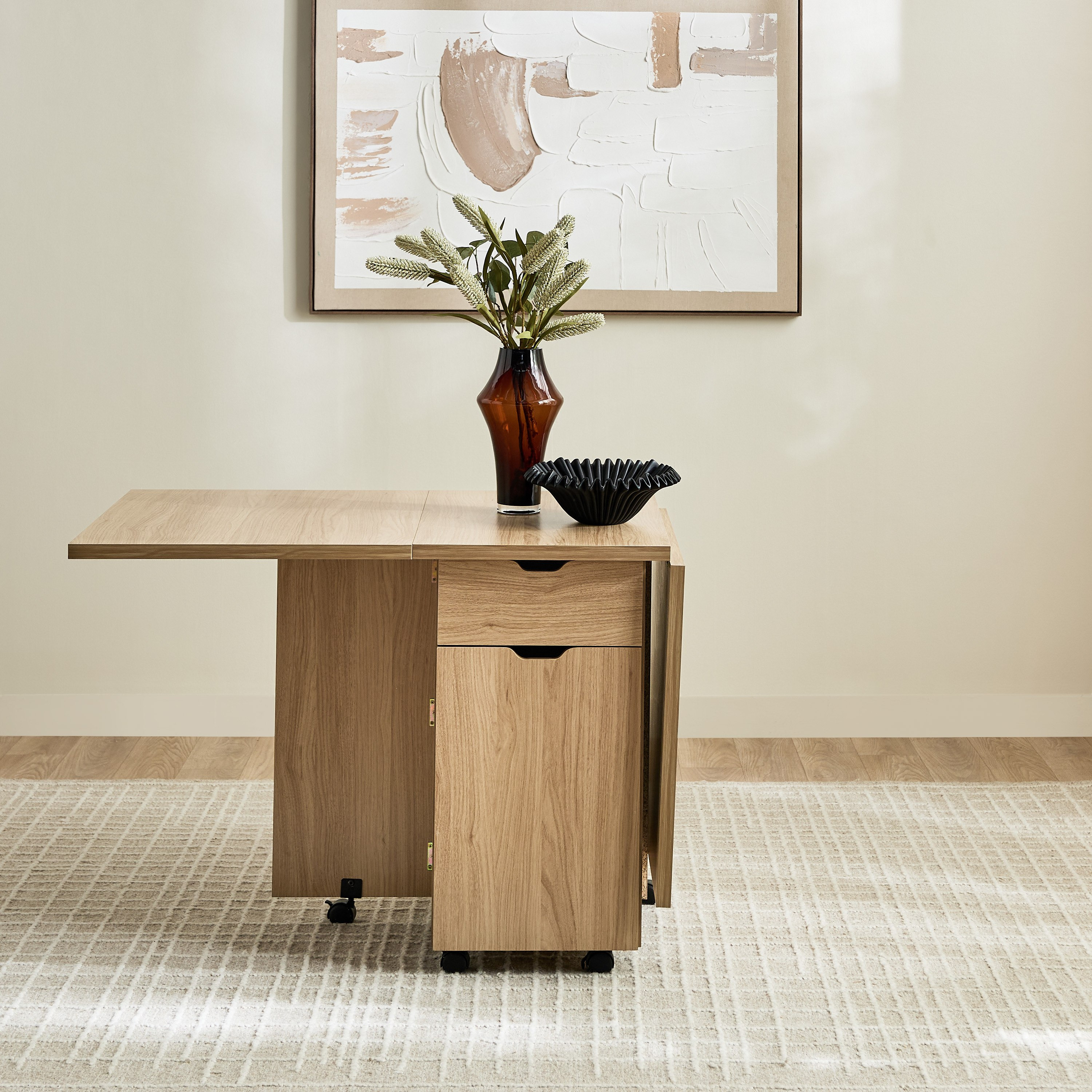 Hemigway 6-Seater Foldable Dining Table-hbxdiningroom-diningtablesandsets-diningtables-sixseater-image-3