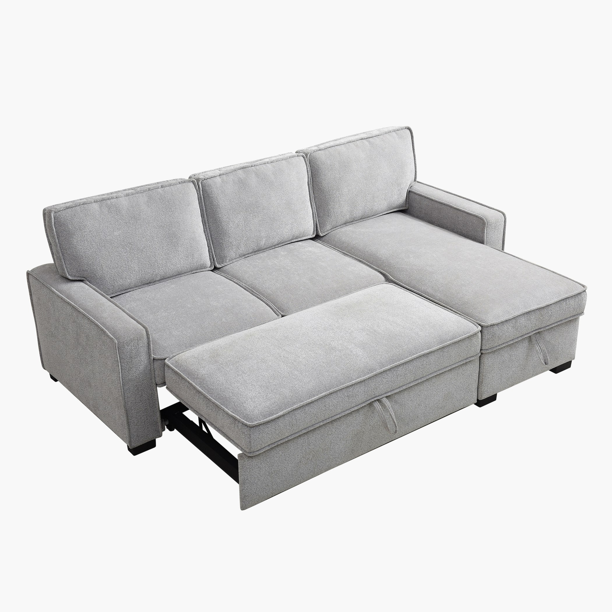 Venice Next 3-Seater Reversible Easy Clean Fabric Corner Sofa Bed with Storage-hbxfurniture-sofasandarmchairs-sofabeds-image-11