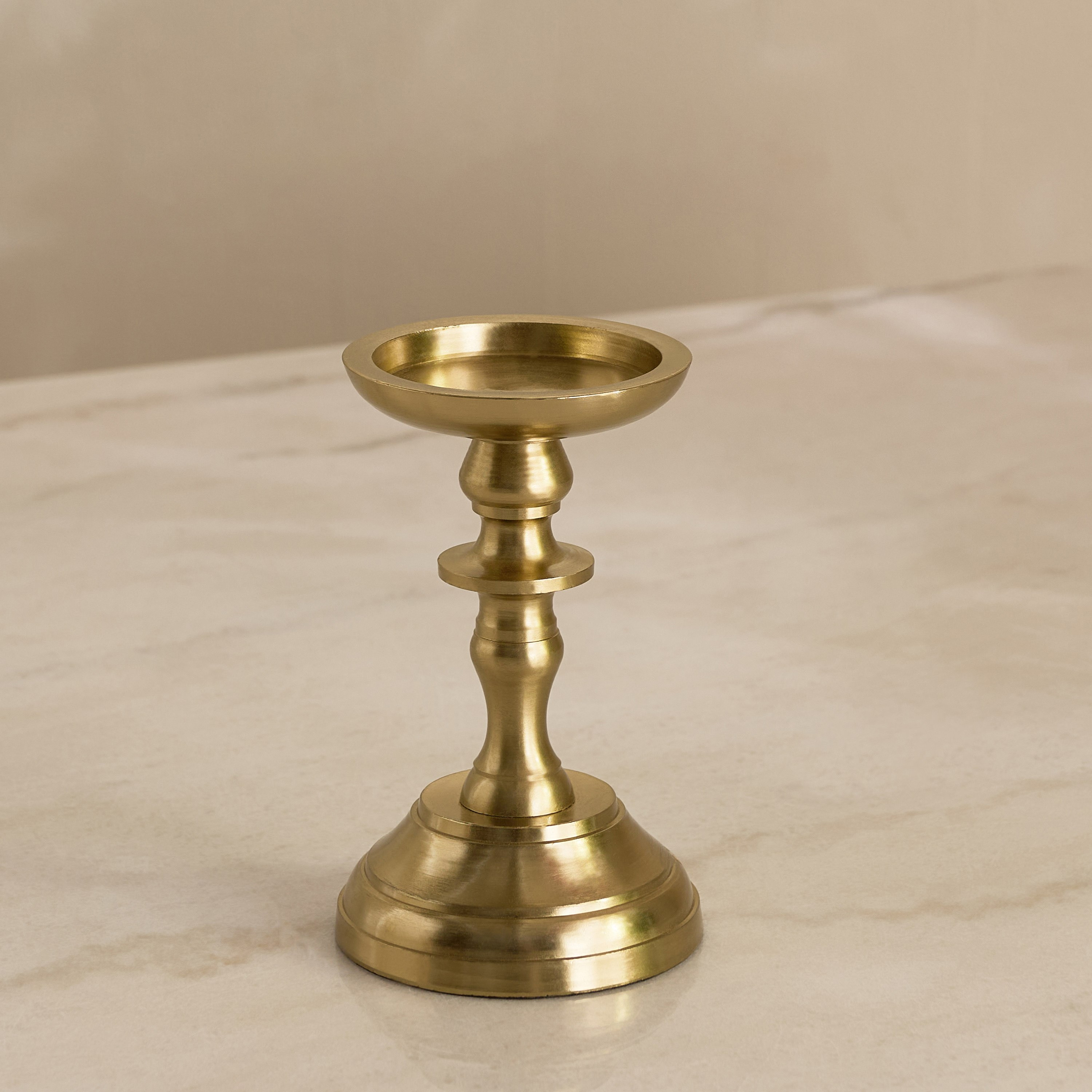 Casa Vero Decorative Pillar Candleholder - 10x10x15 cm-hbxlivingroom-decorandaccessories-candleholders-image-7