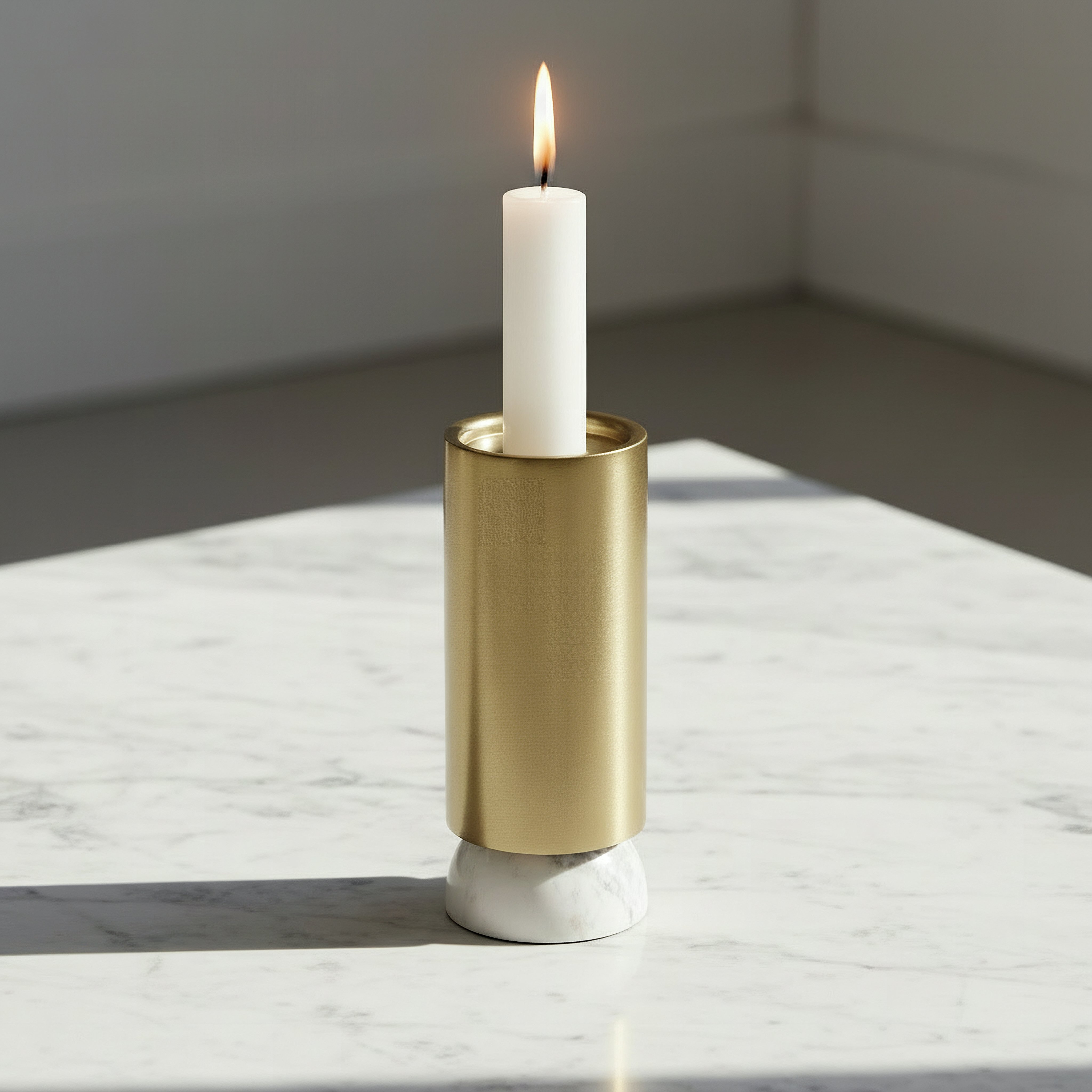 Casa Vero Decorative Pillar Candleholder - 10x10x26 cm-hbxlivingroom-decorandaccessories-candleholders-image-2