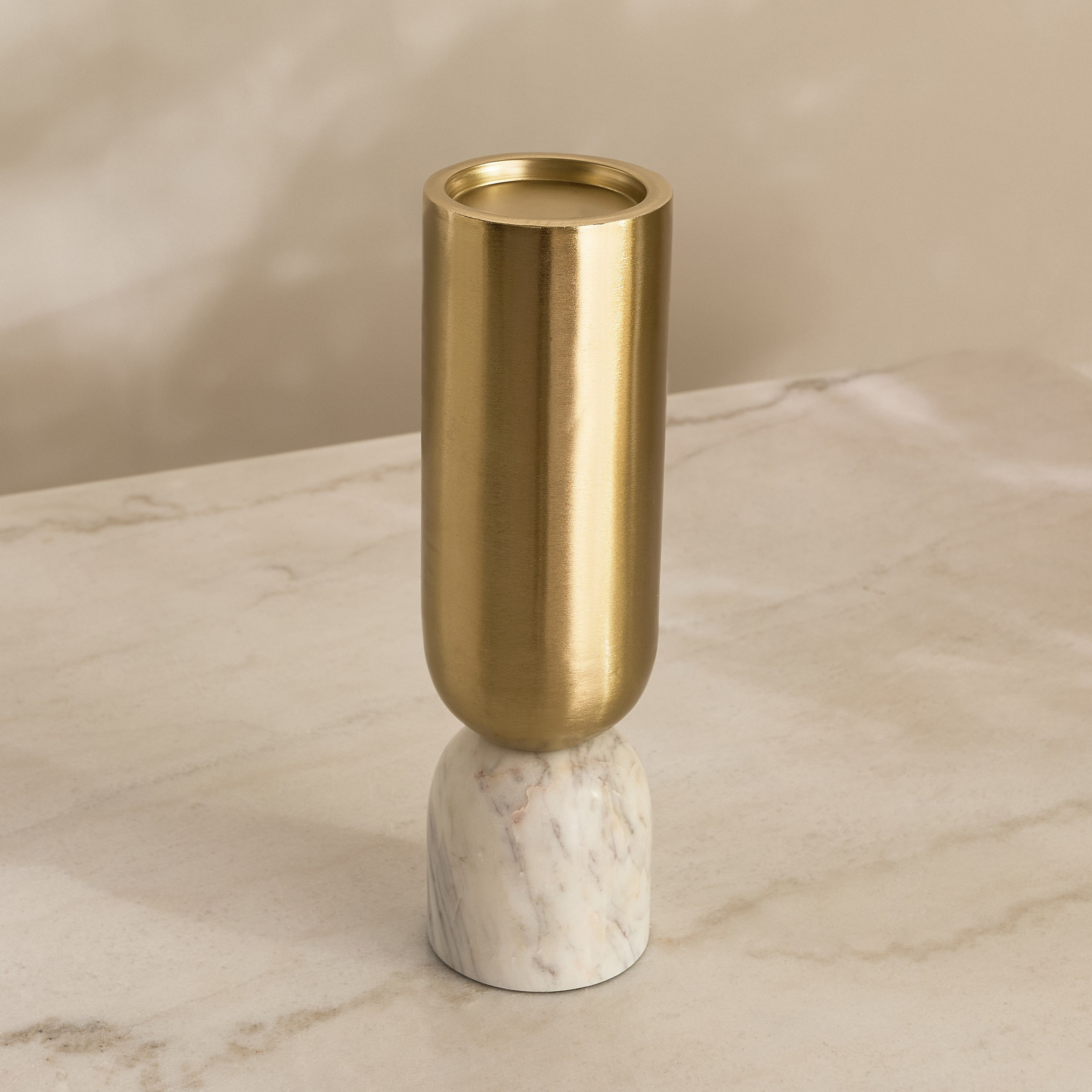Casa Vero Decorative Pillar Candleholder - 10x10x35 cm-hbxlivingroom-decorandaccessories-candleholders-image-7