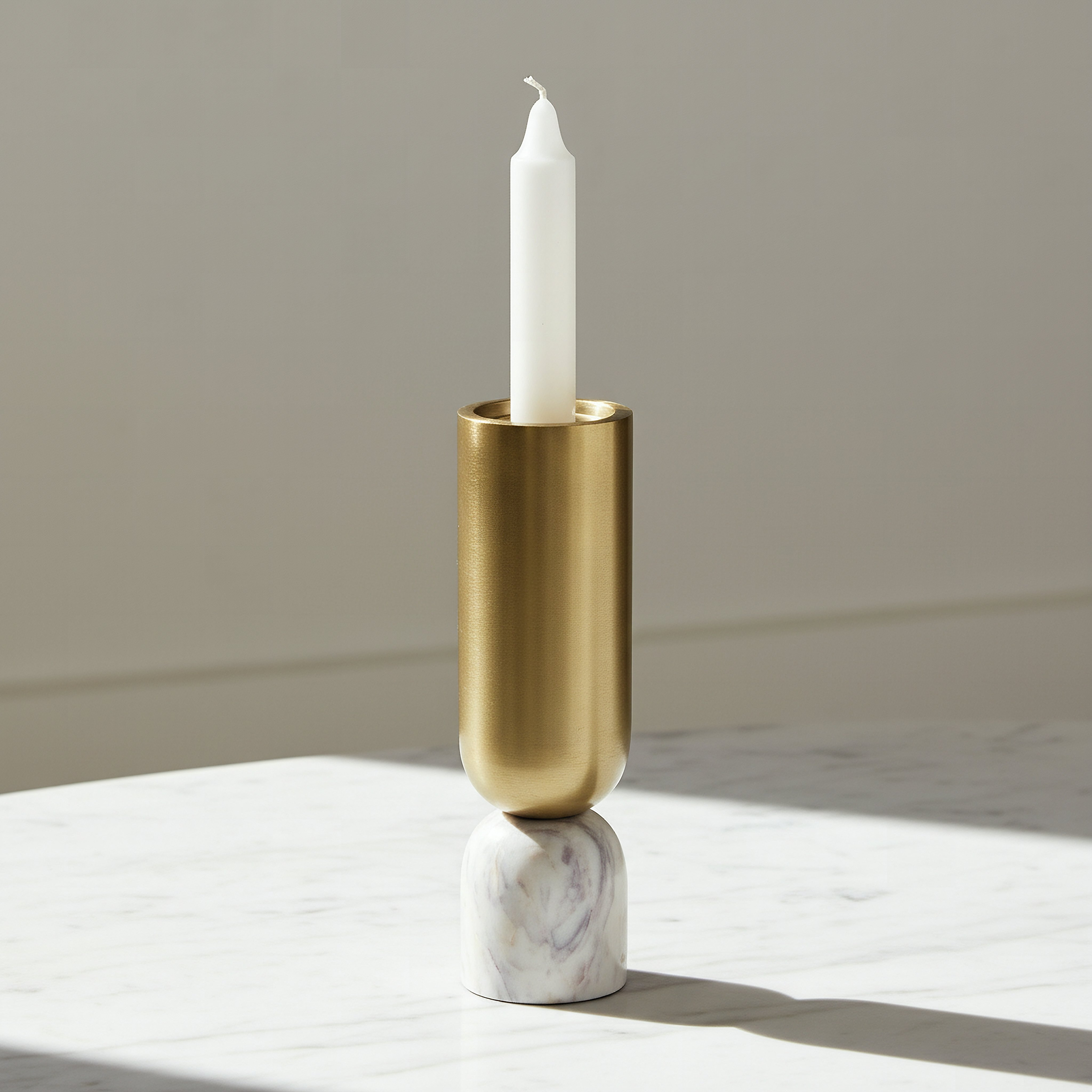 Casa Vero Decorative Pillar Candleholder - 10x10x35 cm-hbxlivingroom-decorandaccessories-candleholders-image-1